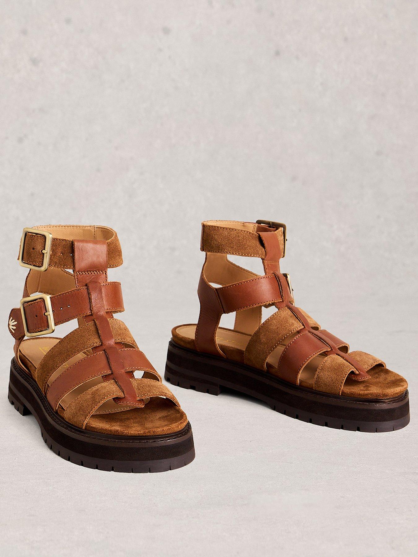 Image 2 of 4 of White Stuff Alexa Gladiator Footbed