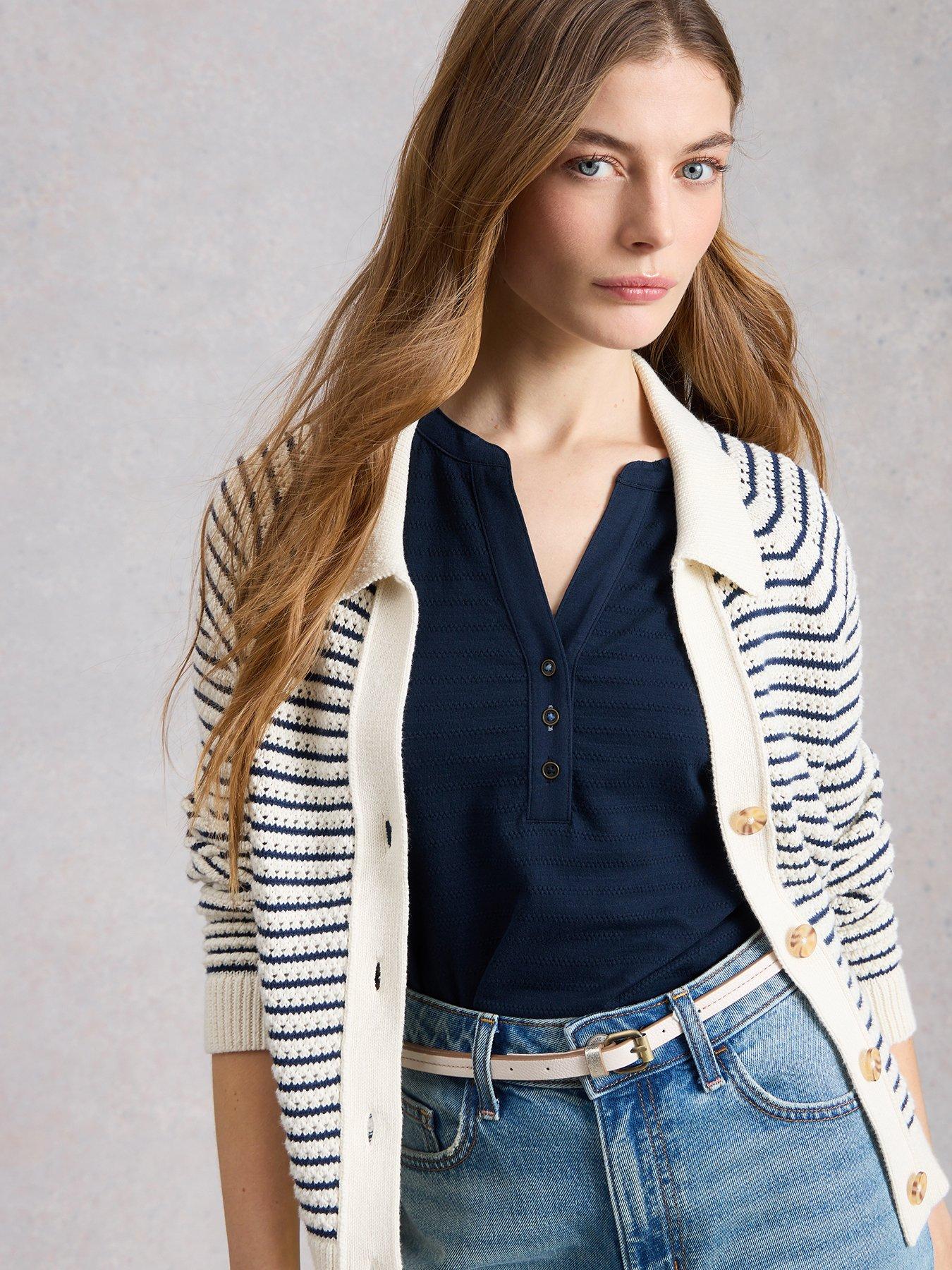 Image 4 of 6 of White Stuff Nora Texture Notch Vest