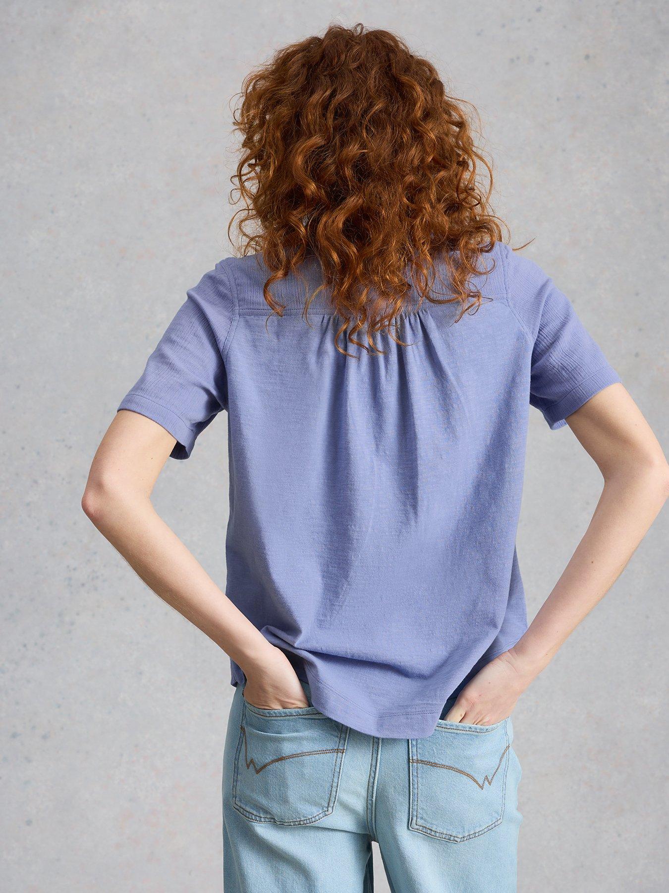 white-stuff-annie-short-sleeve-double-cloth-shirt-bluestillFront