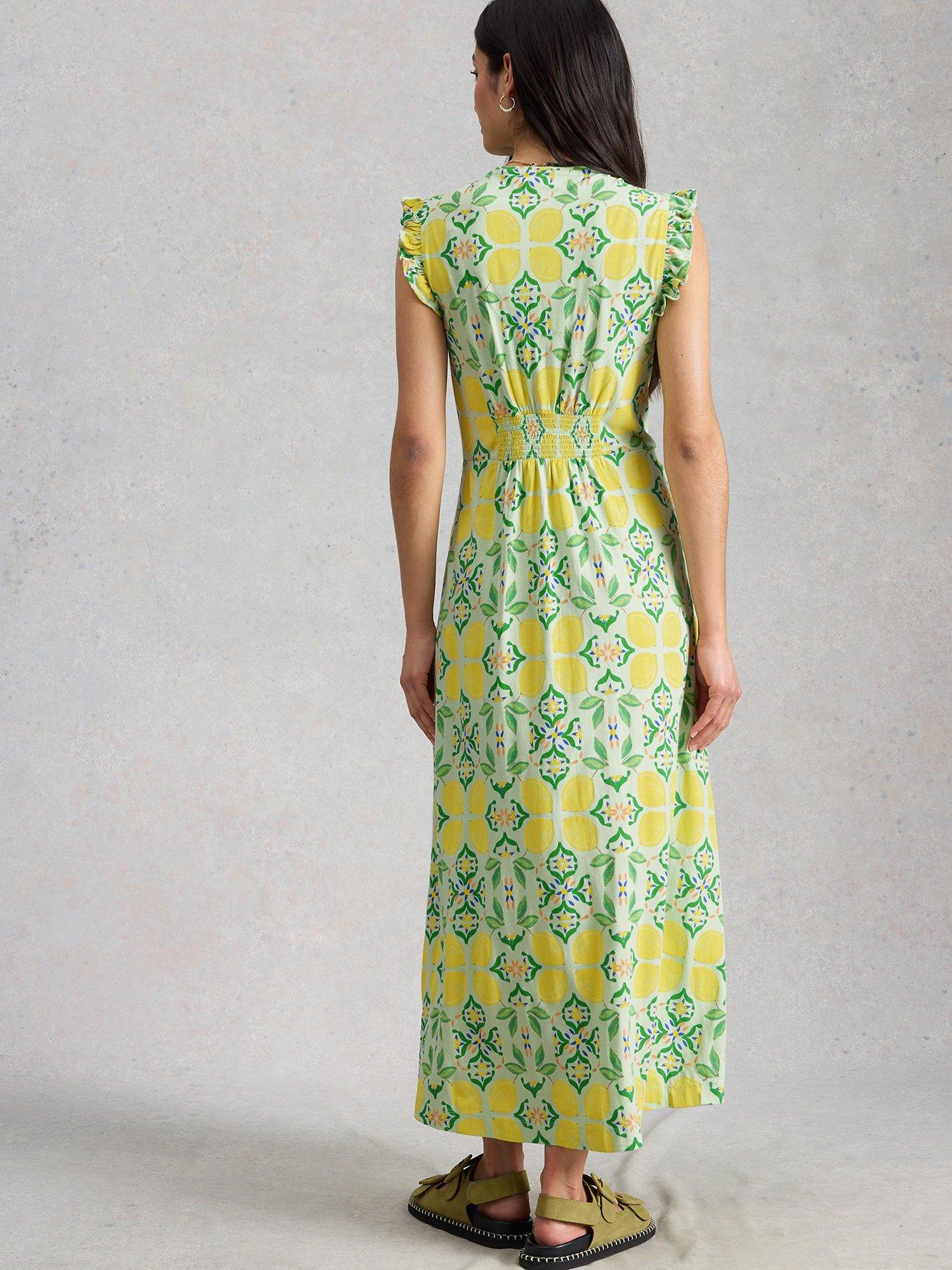 Image 2 of 6 of White Stuff Lorna Jersey Maxi Dress - Green