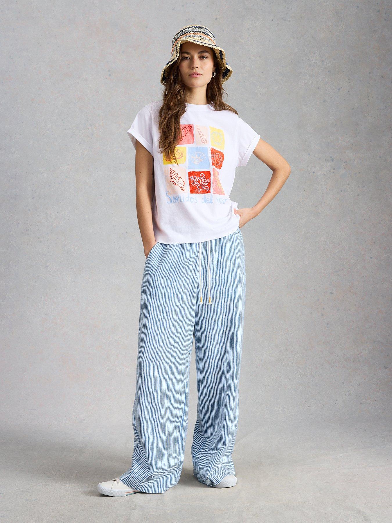 Image 3 of 6 of White Stuff Gina Graphic Tee - Ivory