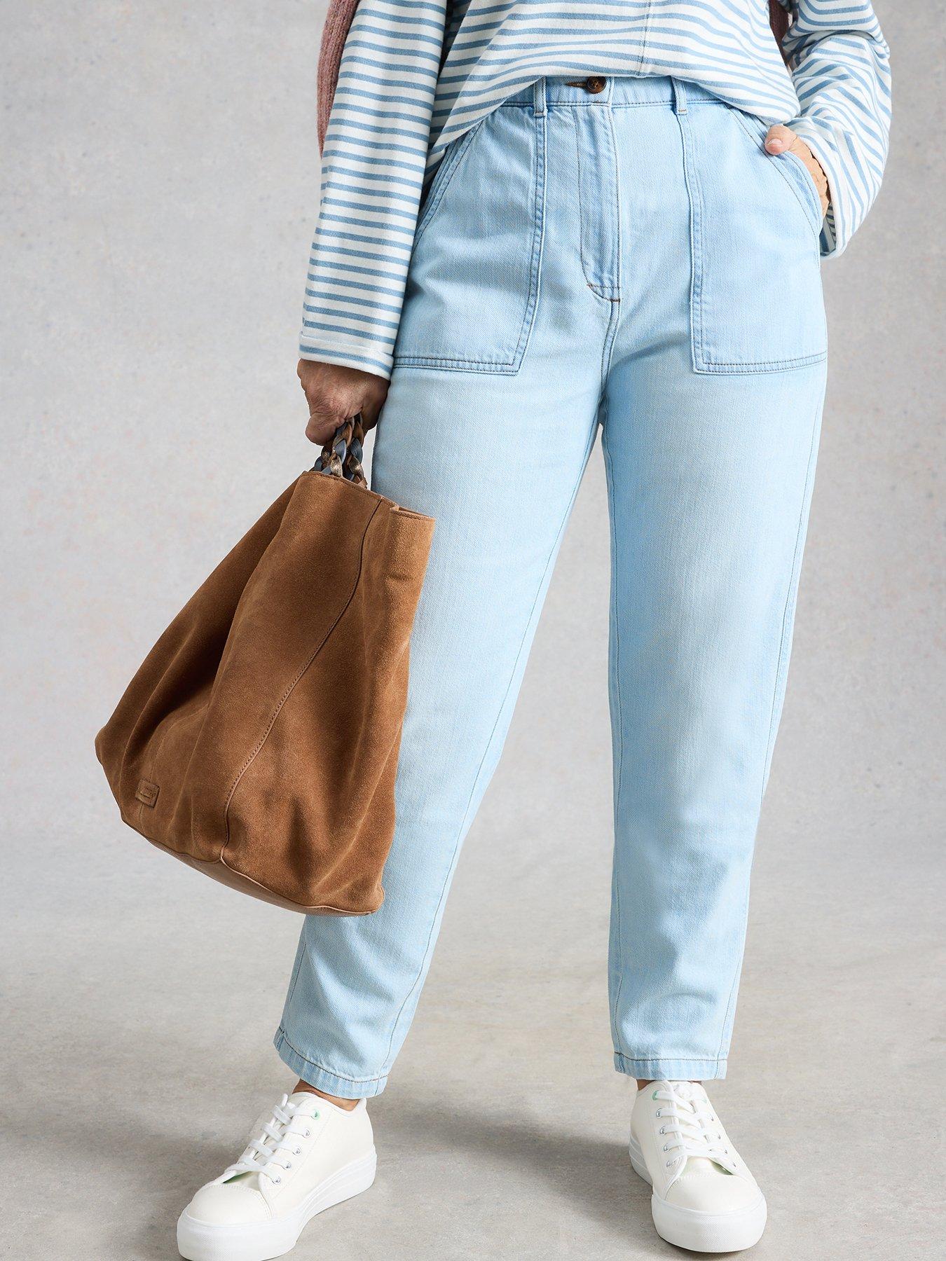 Image 1 of 6 of White Stuff Twister Jeans - Blue
