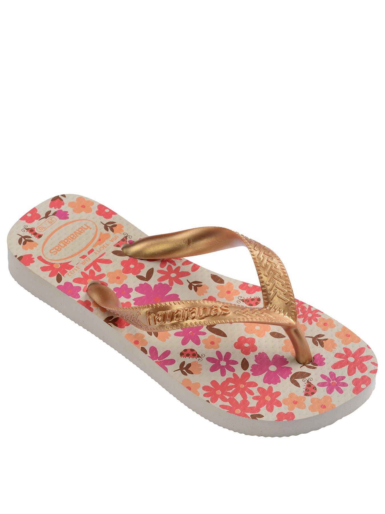 Image 2 of 6 of Havaianas Kids Flores Flip-flop - Beige