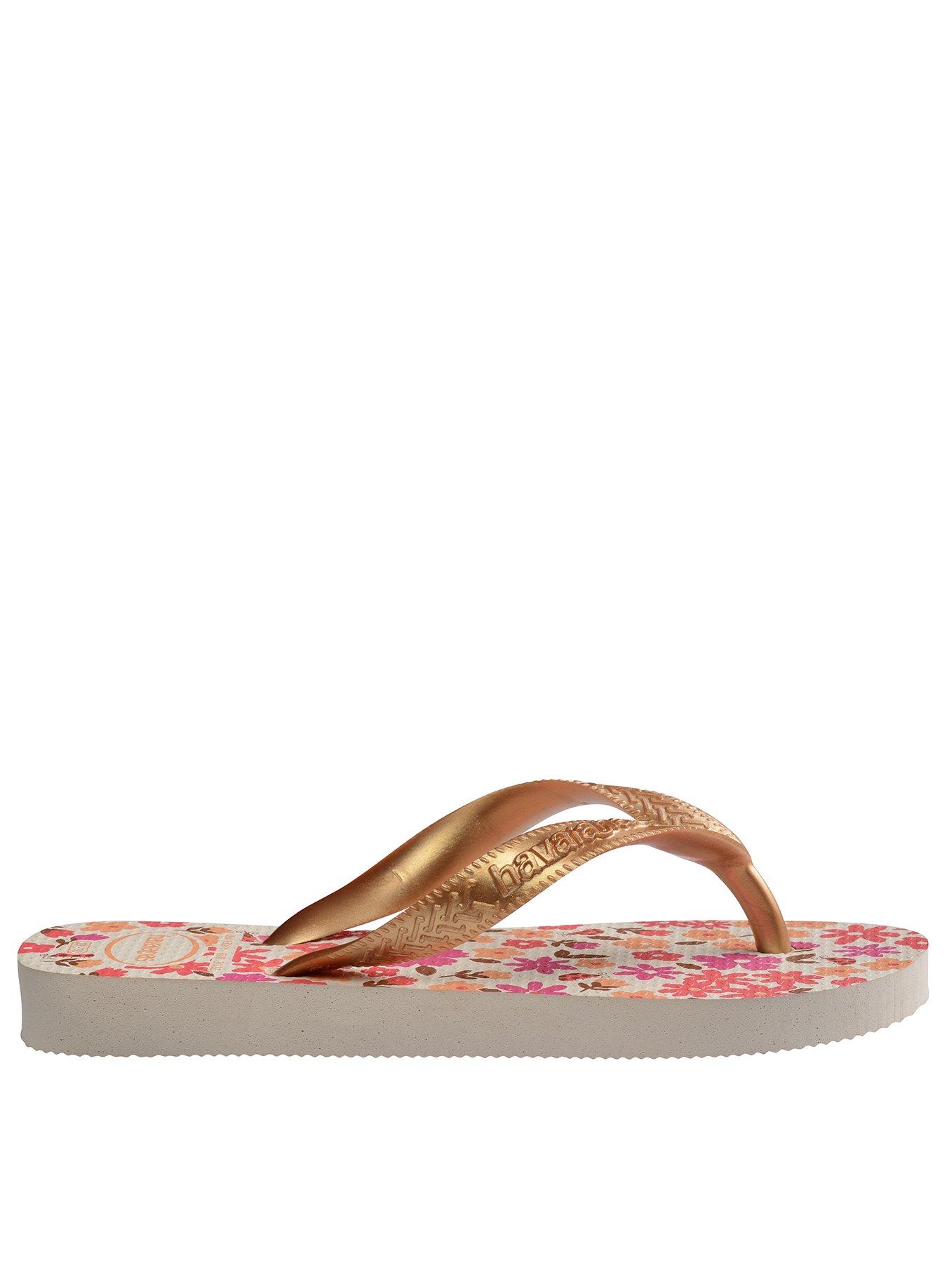 Image 3 of 6 of Havaianas Kids Flores Flip-flop - Beige