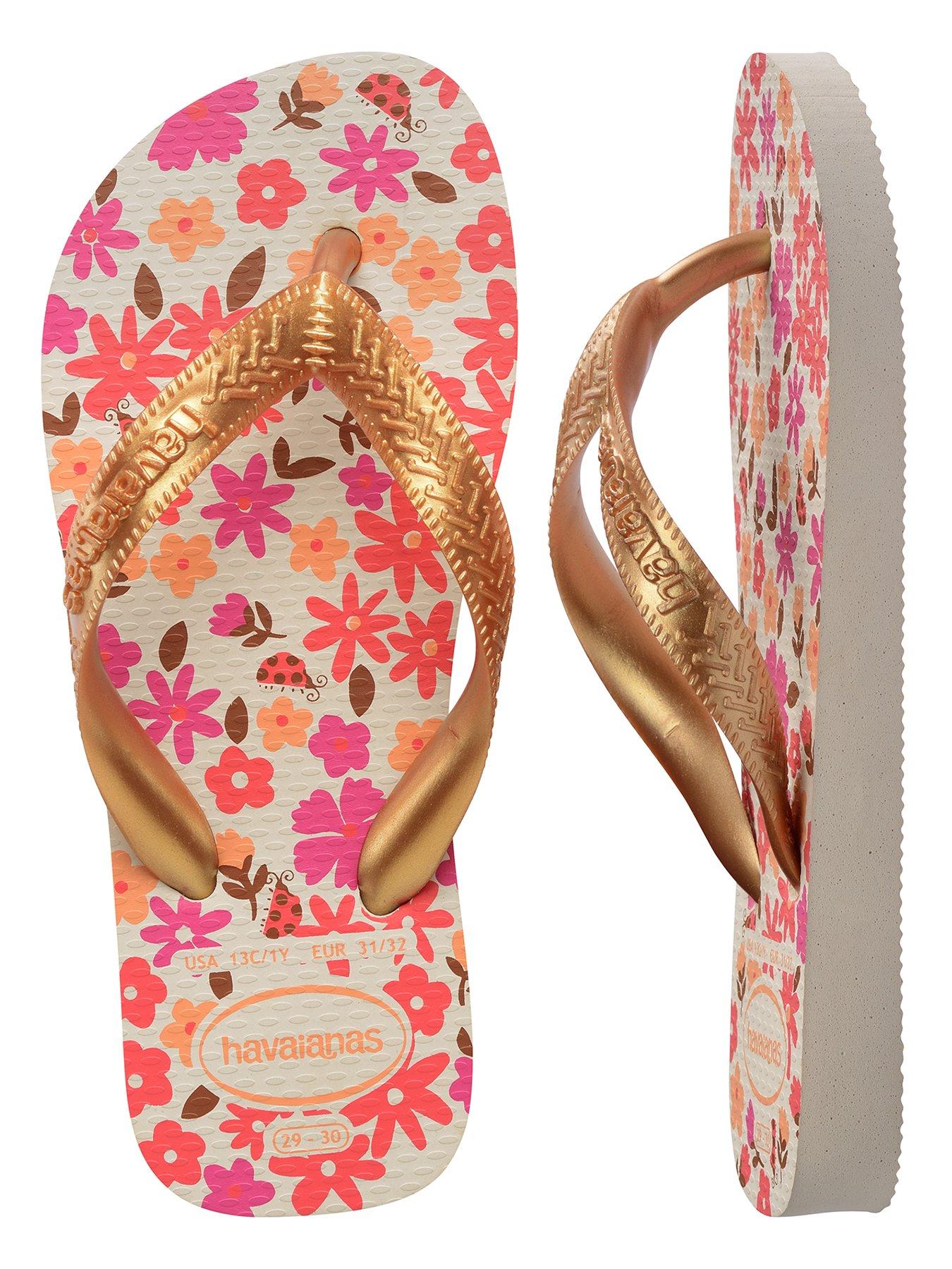 Image 4 of 6 of Havaianas Kids Flores Flip-flop - Beige