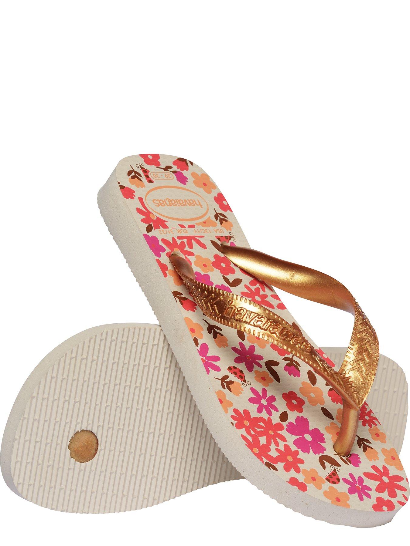 Image 5 of 6 of Havaianas Kids Flores Flip-flop - Beige