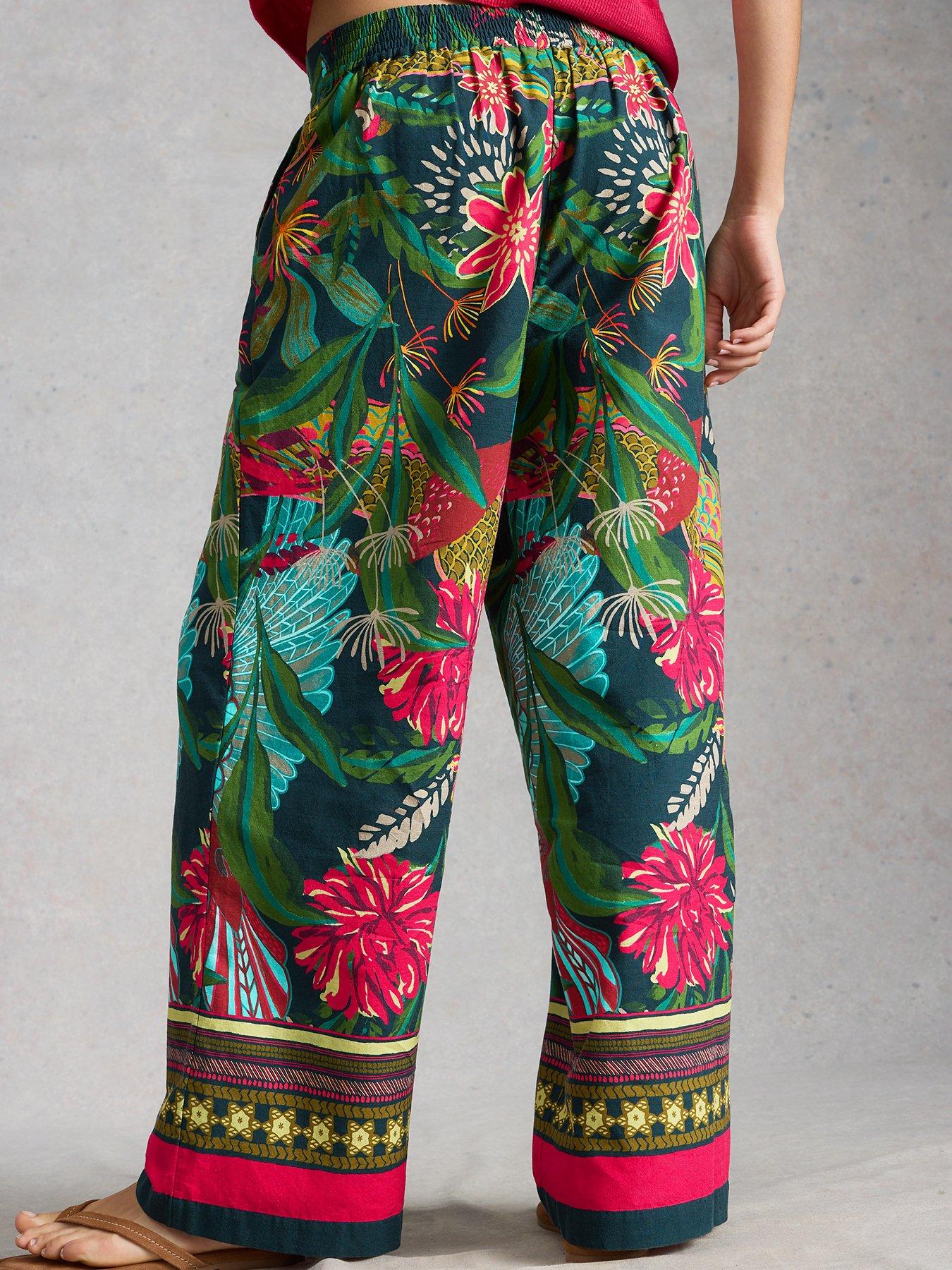 Image 2 of 6 of White Stuff Ally Wide Leg Trouser - Green