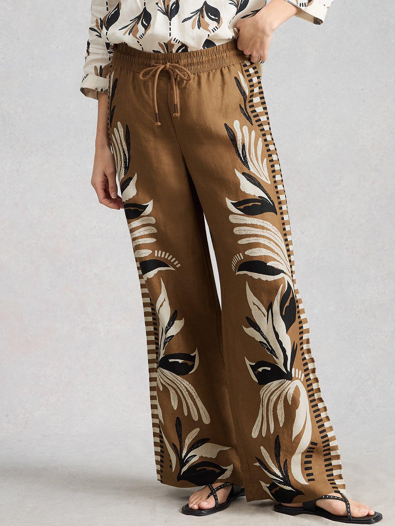 White Stuff Ally Linen Wide Leg Trouser