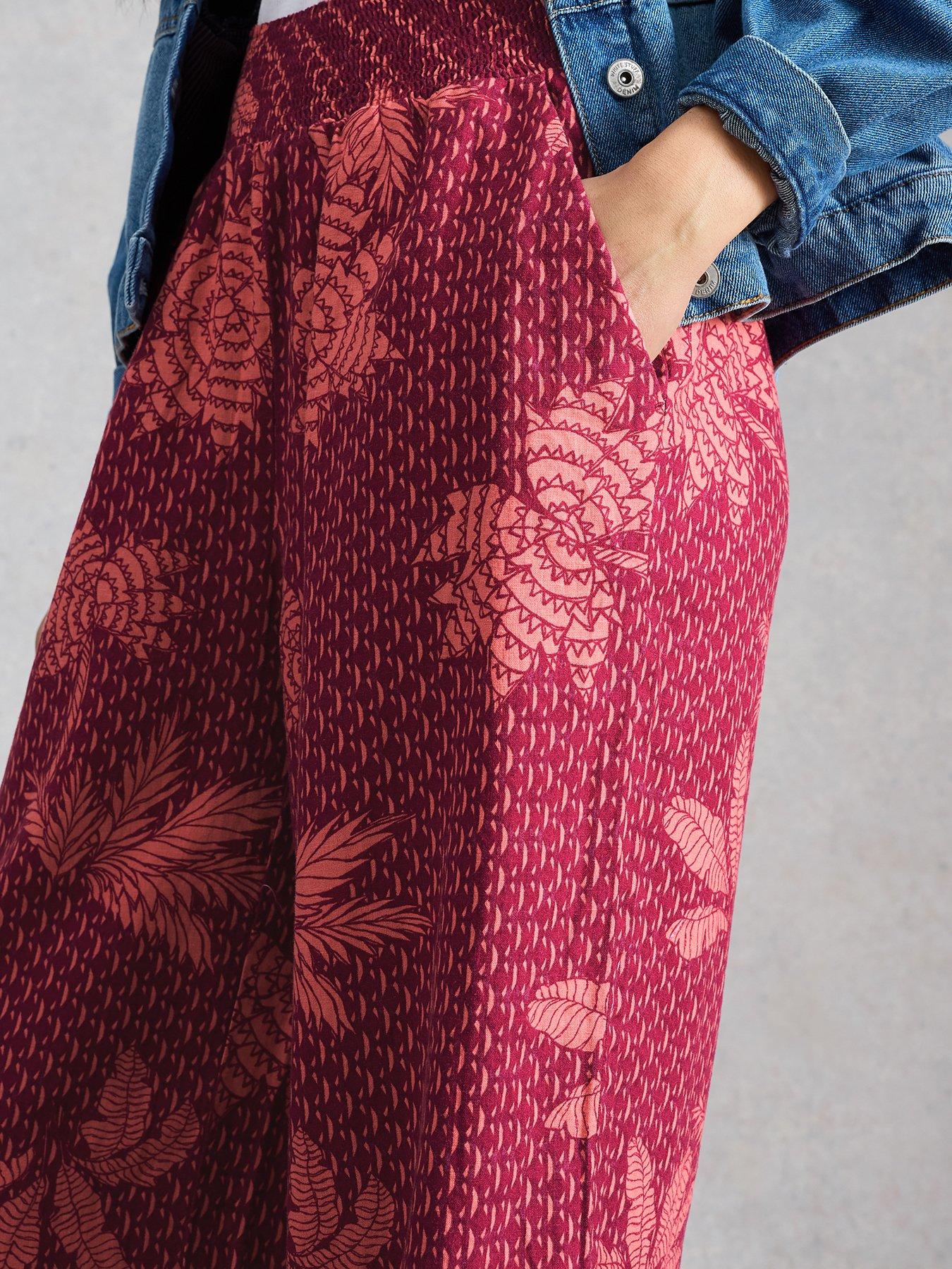 Image 4 of 6 of White Stuff Shelly Linen Blend Culotte