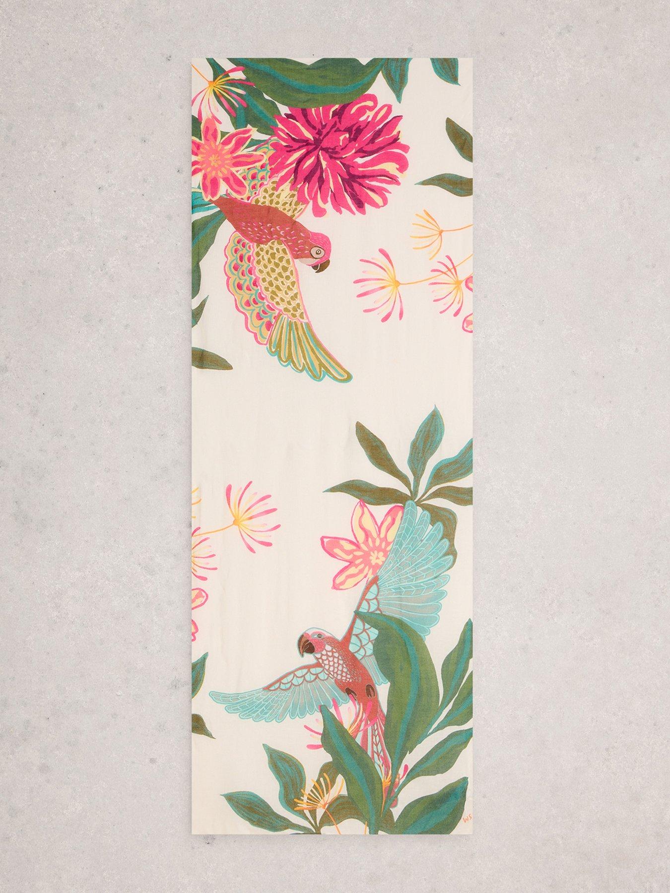 Image 2 of 4 of White Stuff Lily Printed Scarf