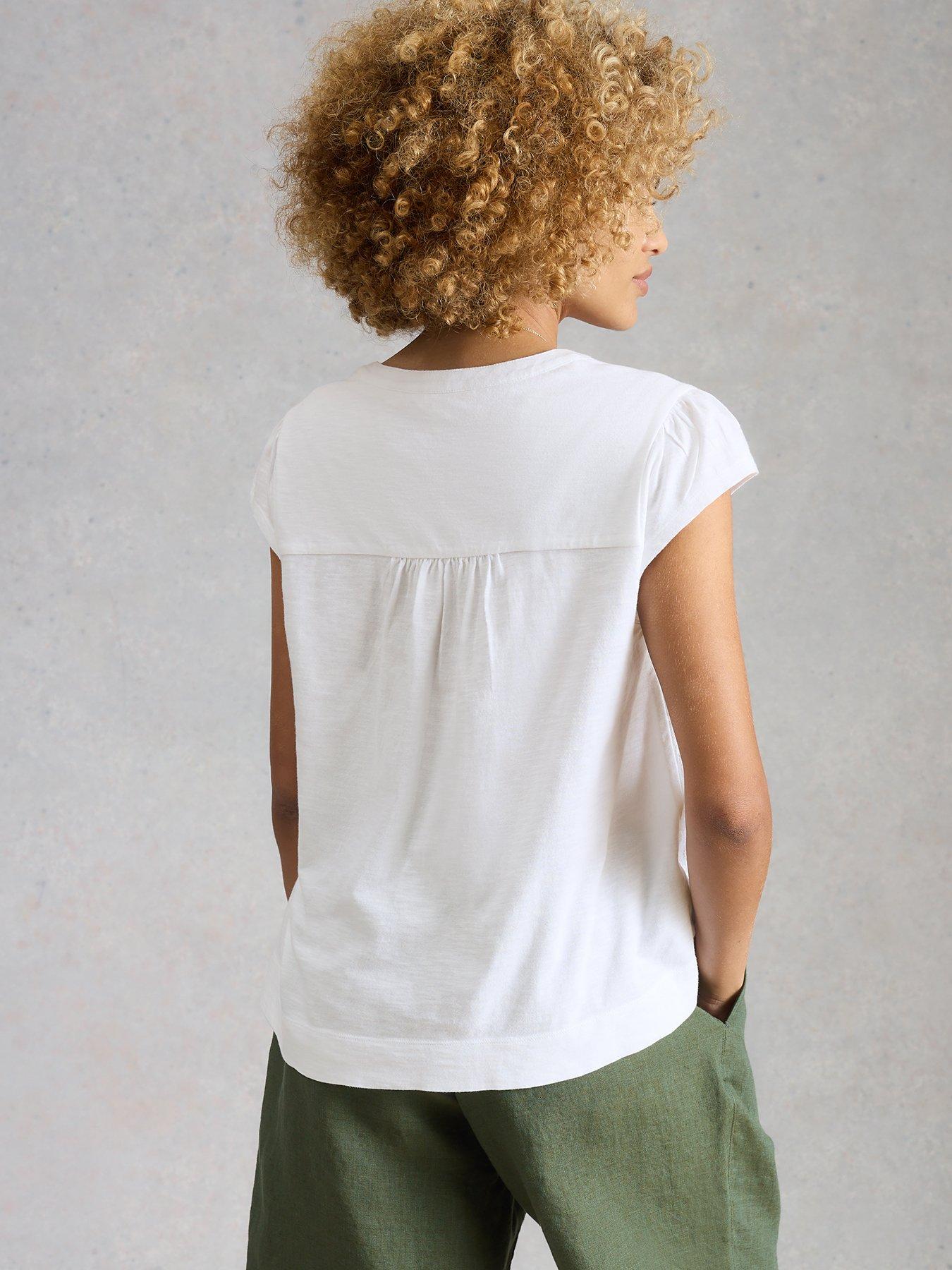 Image 2 of 6 of White Stuff Amelia Embroidery Top