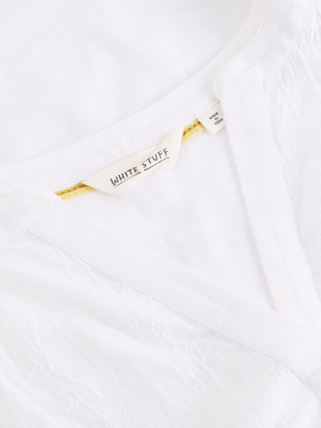Image 6 of 6 of White Stuff Amelia Embroidery Top