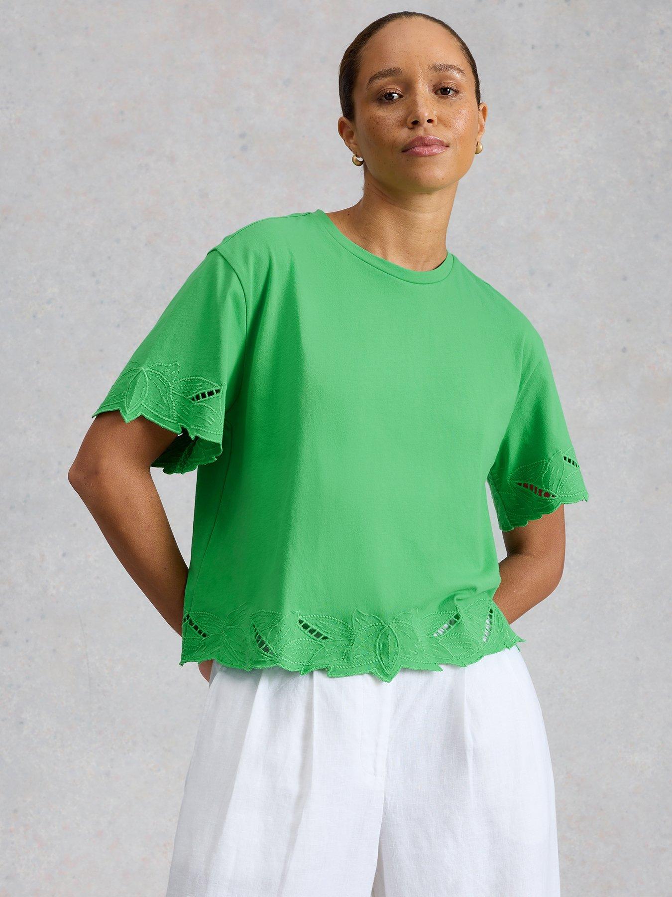 White Stuff Colleen Cutwork Tee