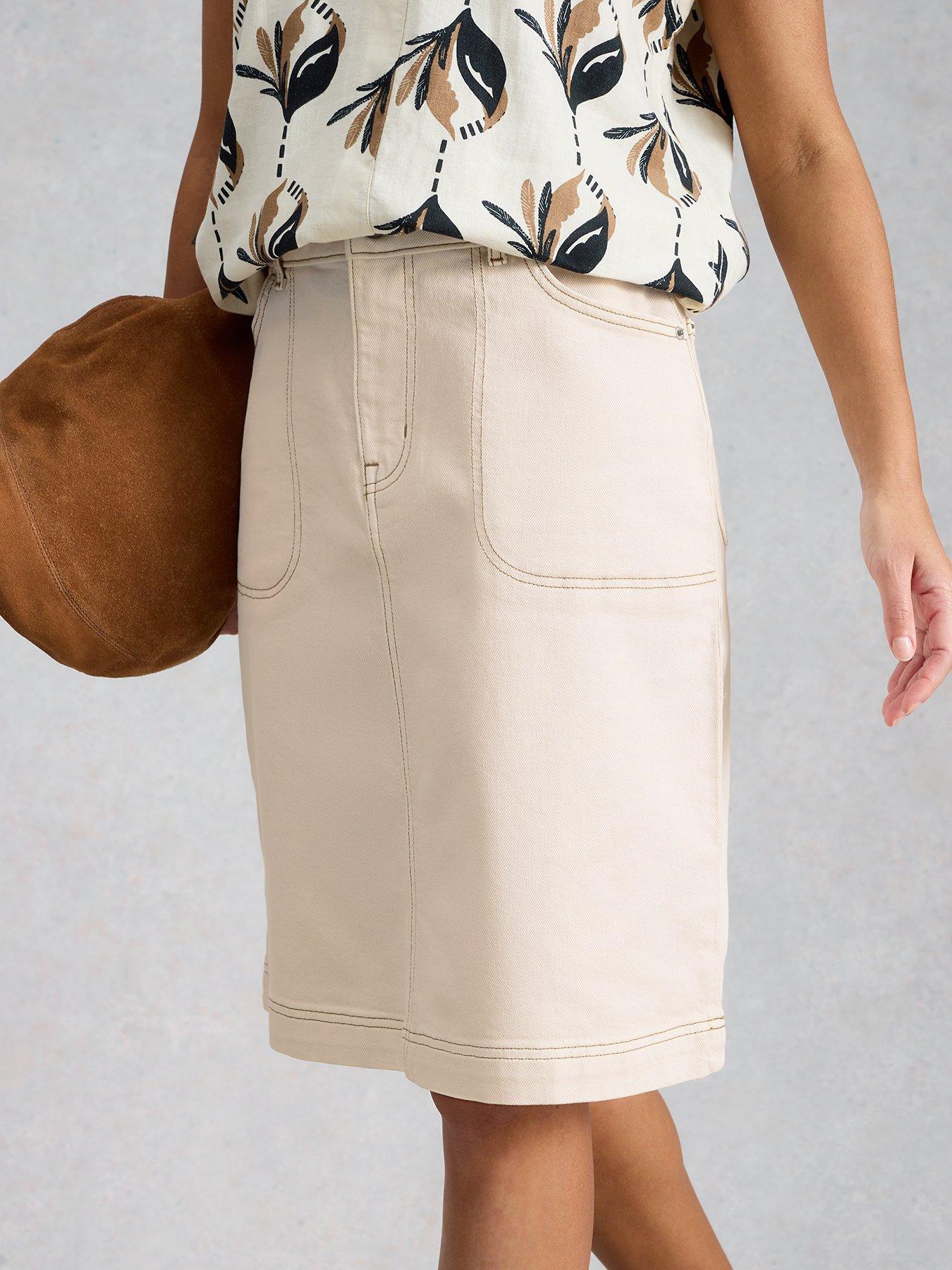 Image 4 of 6 of White Stuff Tia Denim Skirt