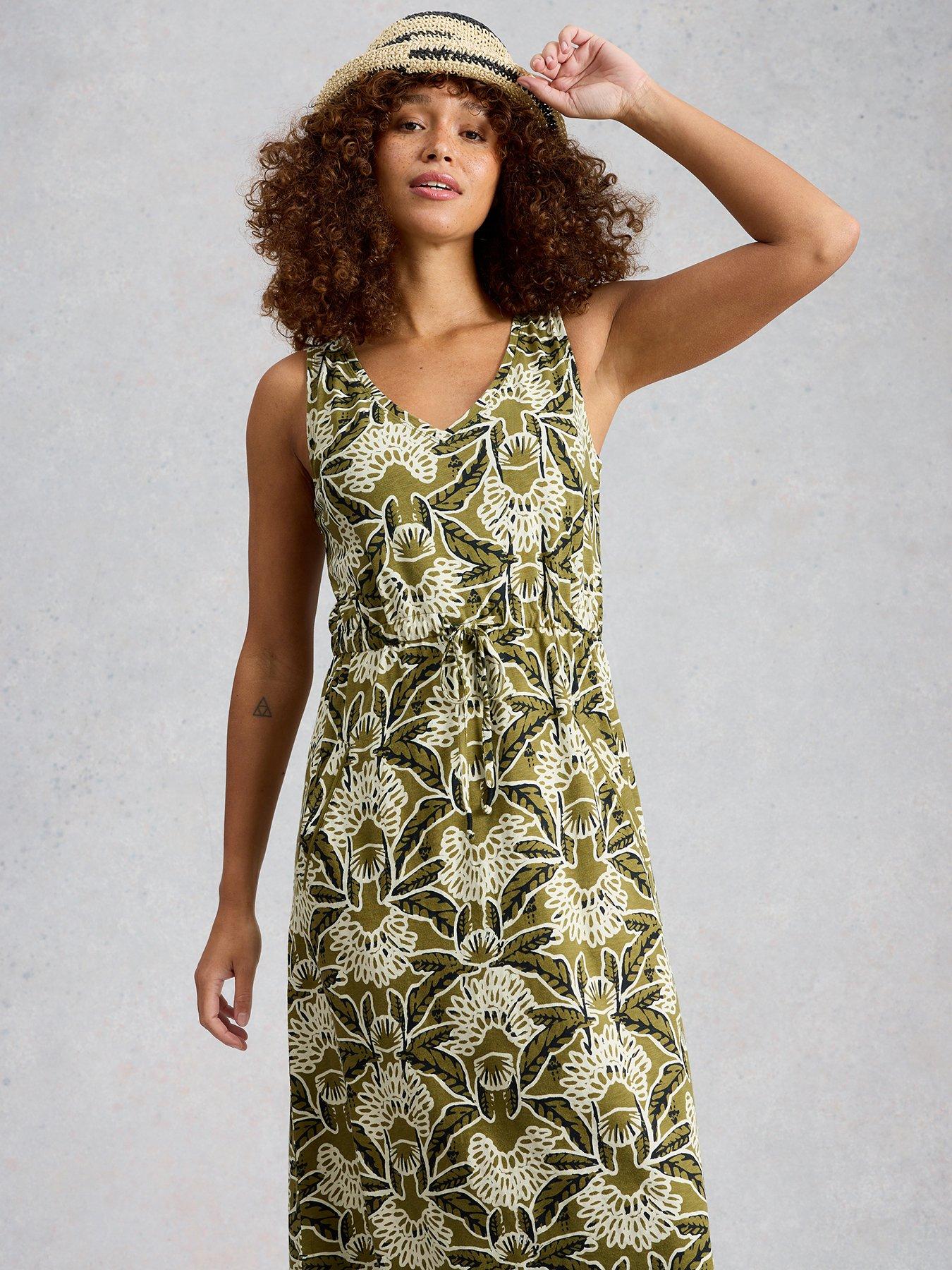 madewell v neck jersey tank dress Regular V-Neck Slub Tank-White