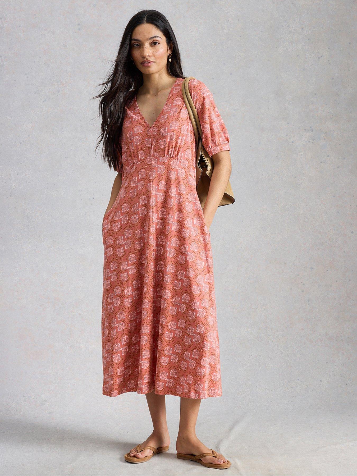 Image 1 of 6 of White Stuff Megan Jersey Dress