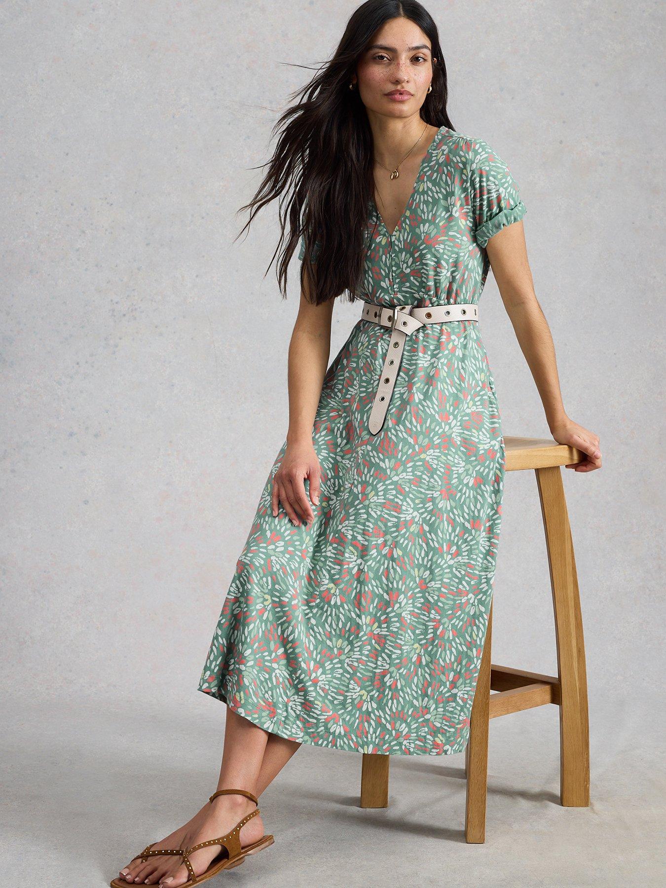 boho jersey dress Ladies Dresses White Stuff Jersey Dresses Jersey Dress White Stuff Cotton Dresses  Boho Chic White Dress