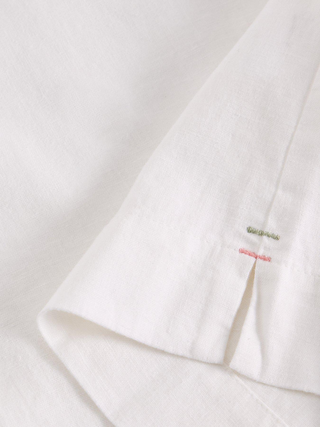 Image 6 of 6 of White Stuff Paradise Linen Vest - White