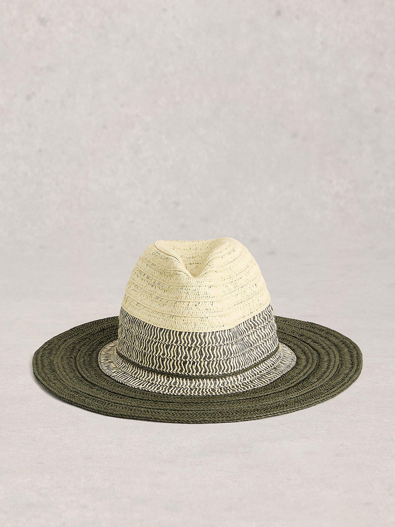 White Stuff Colour Block Fedora