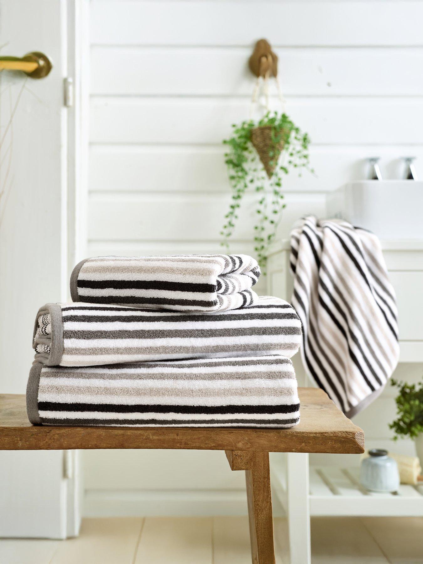 Deyongs Bliss Linear Stripe Hand Towel - Pink