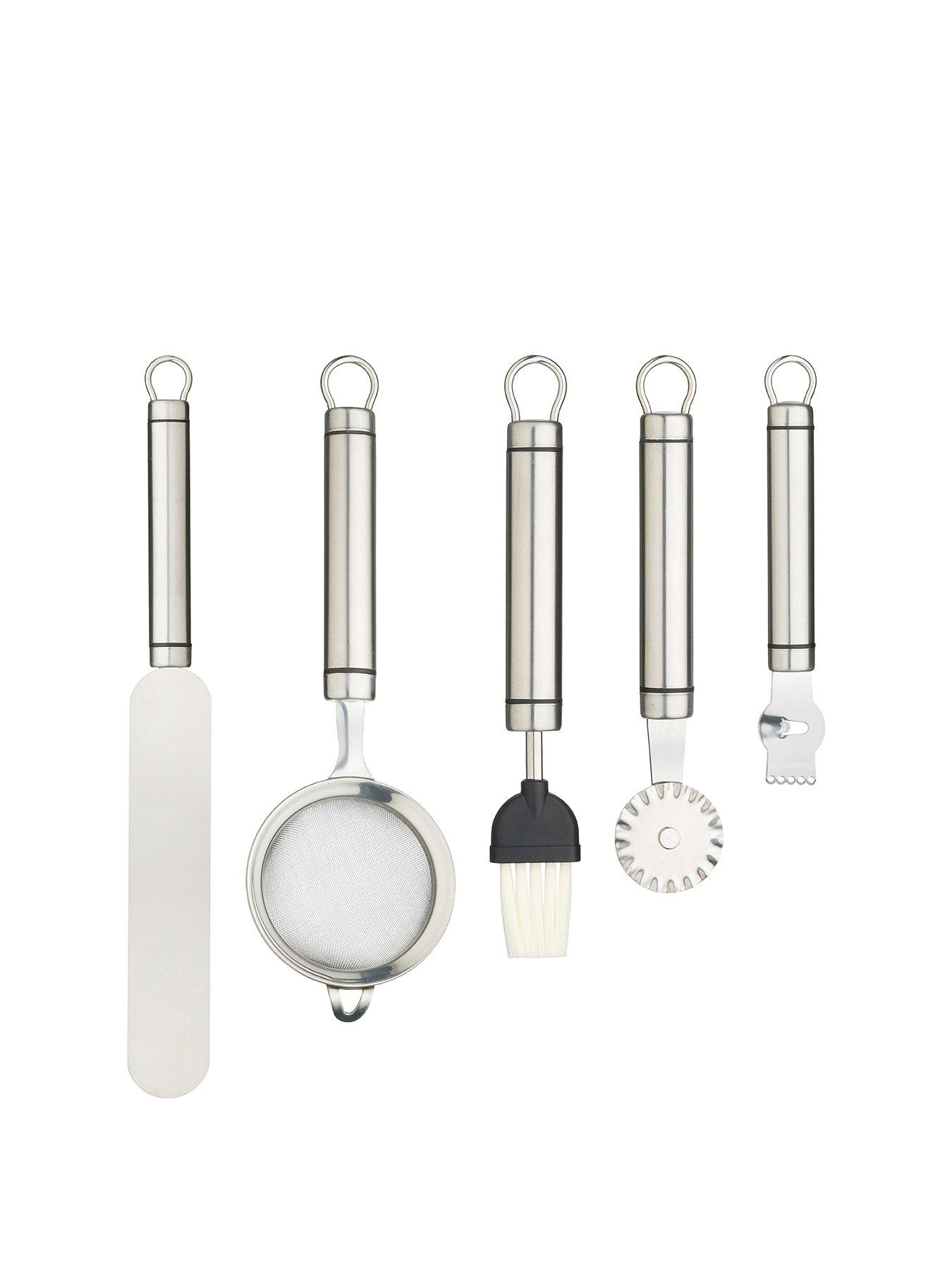 Image 1 of 5 of KitchenCraft Stainless Steel Professional Kitchen Tools - Set of 5
