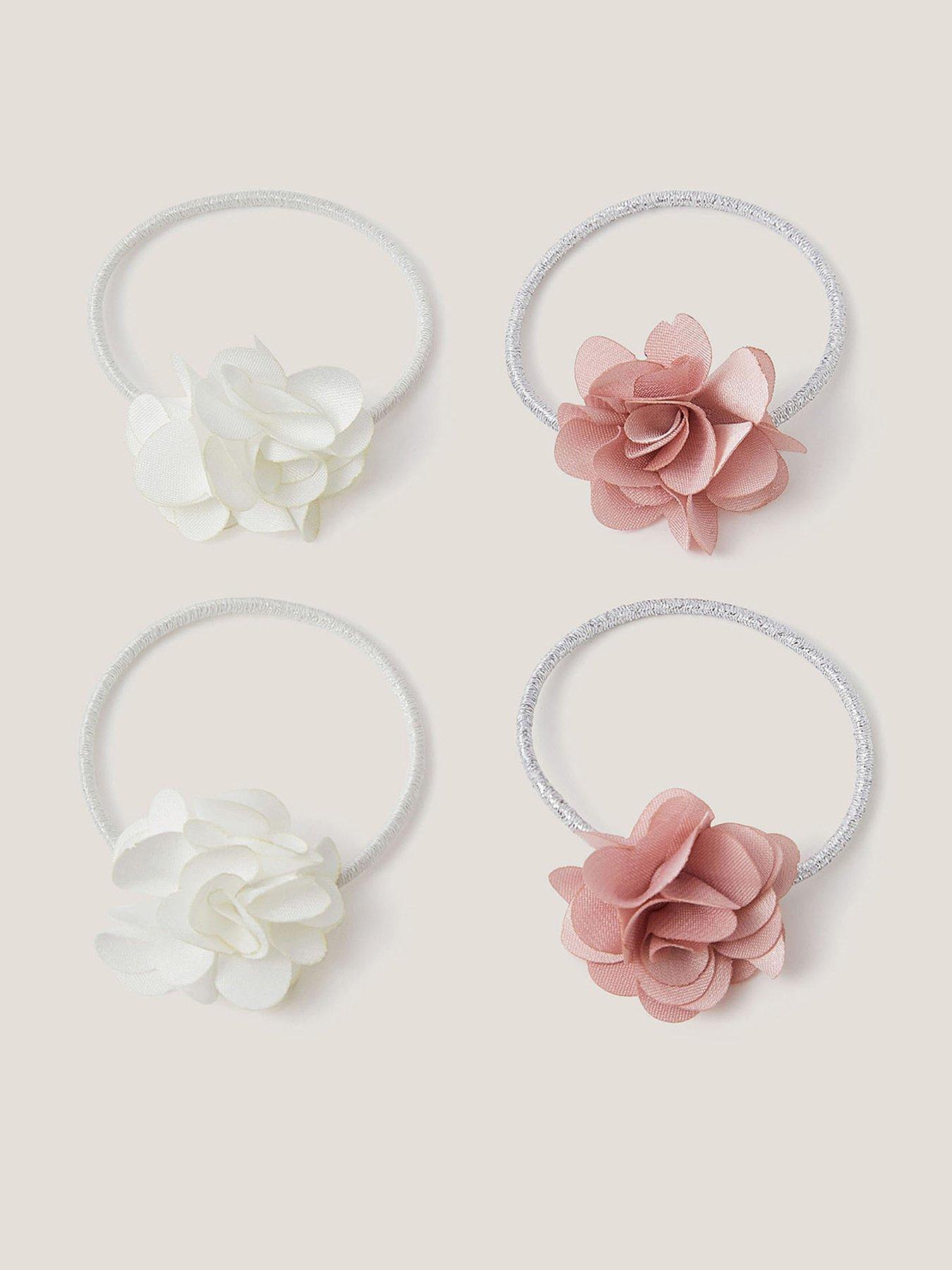 monsoon-girls-4-pack-satin-rose-hair-elastics-multifront