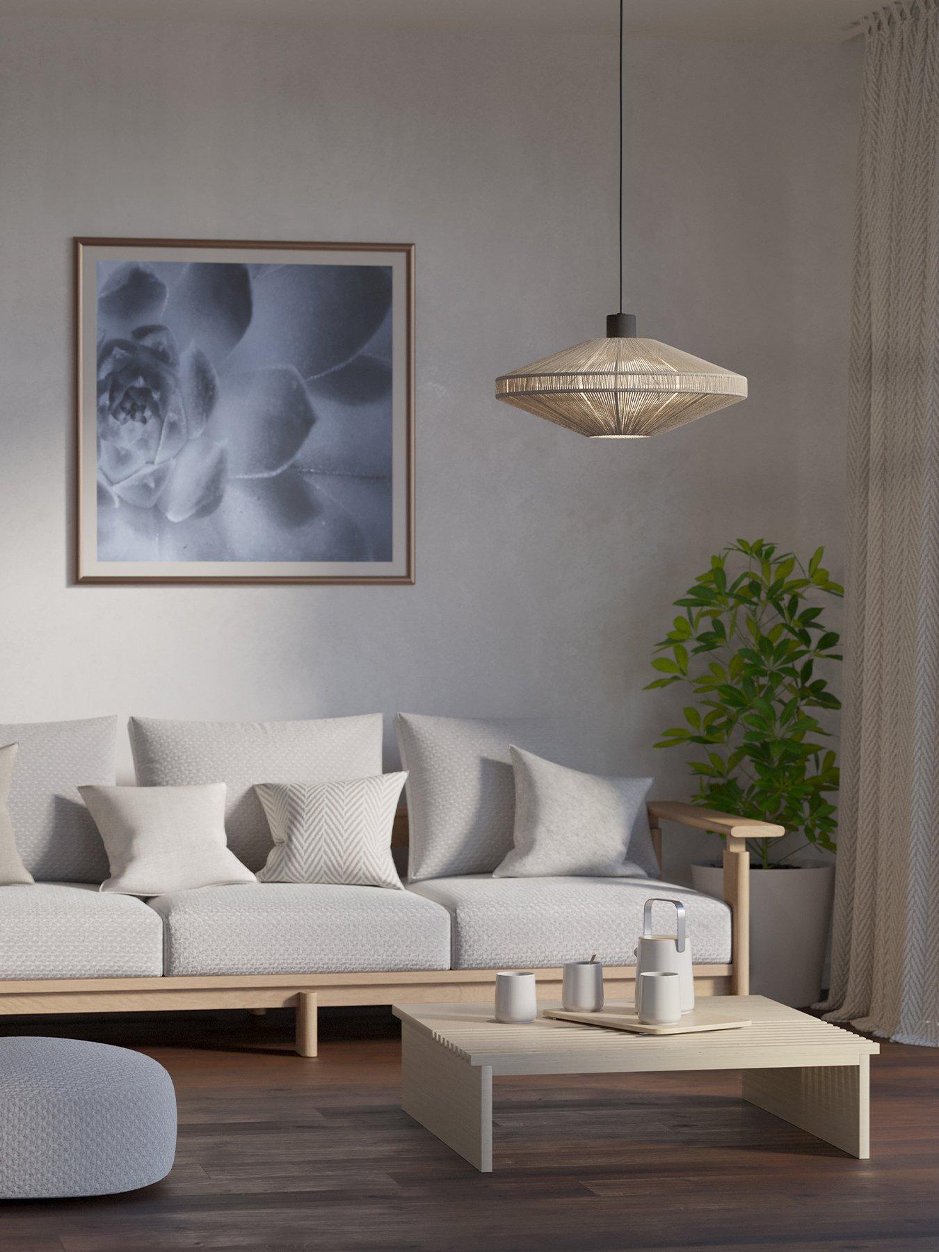 eglo-eglo-midsumer-timeless-fabric-pendant-lightfront