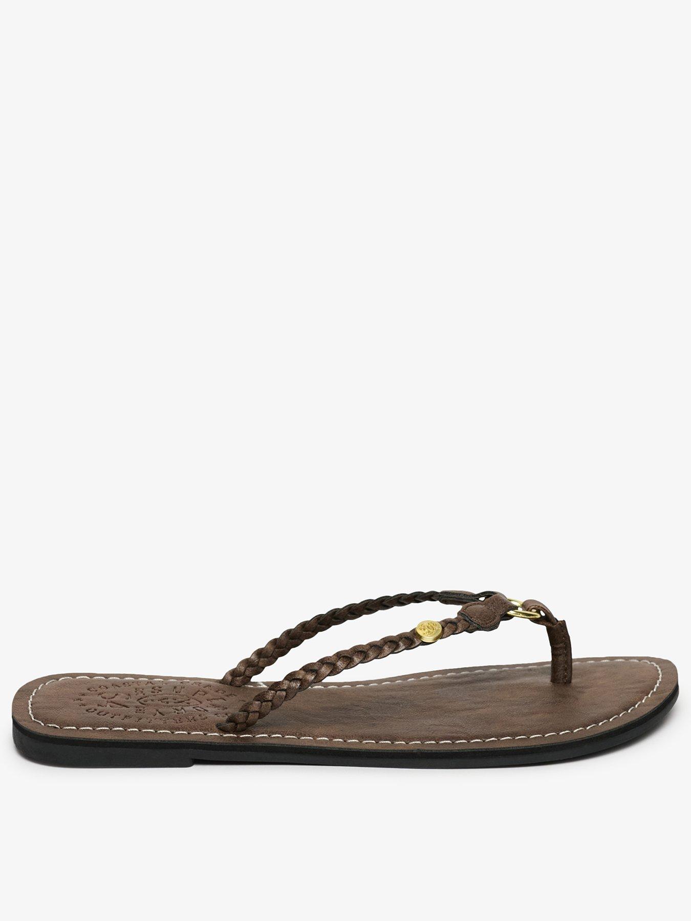 Superdry Pool Sliders - Brown