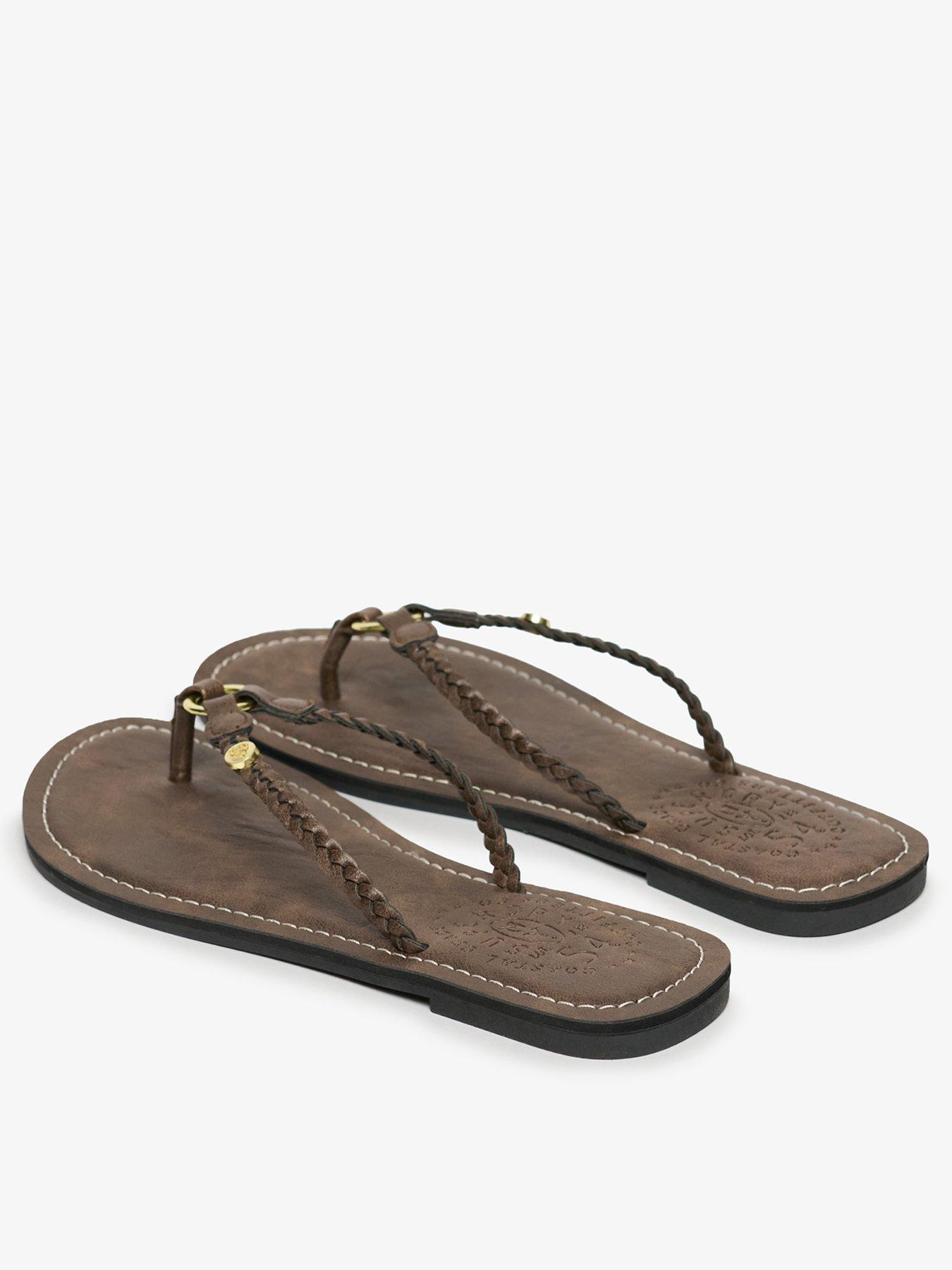 Image 3 of 7 of Superdry Pool Sliders - Brown