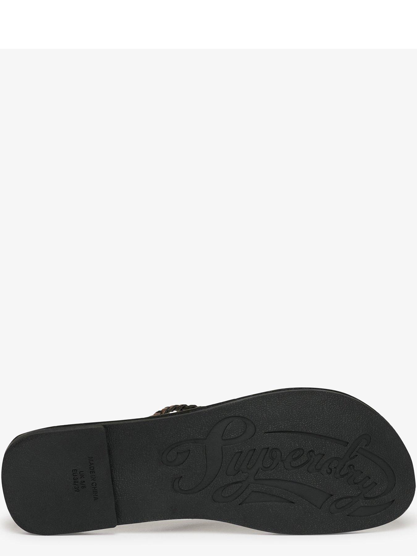 Image 5 of 7 of Superdry Pool Sliders - Brown
