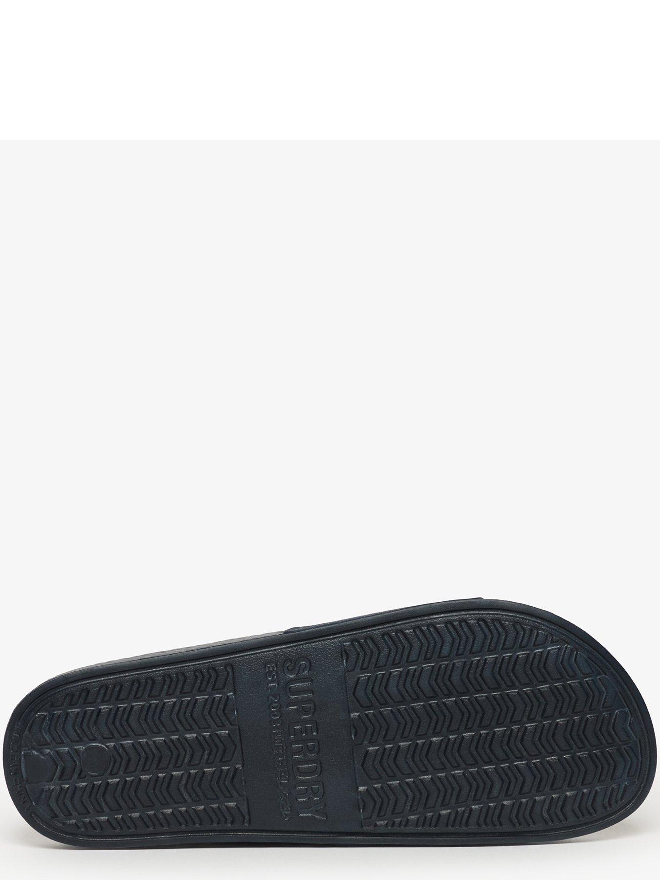 Image 5 of 6 of Superdry Towelling Pool Sliders - Blue