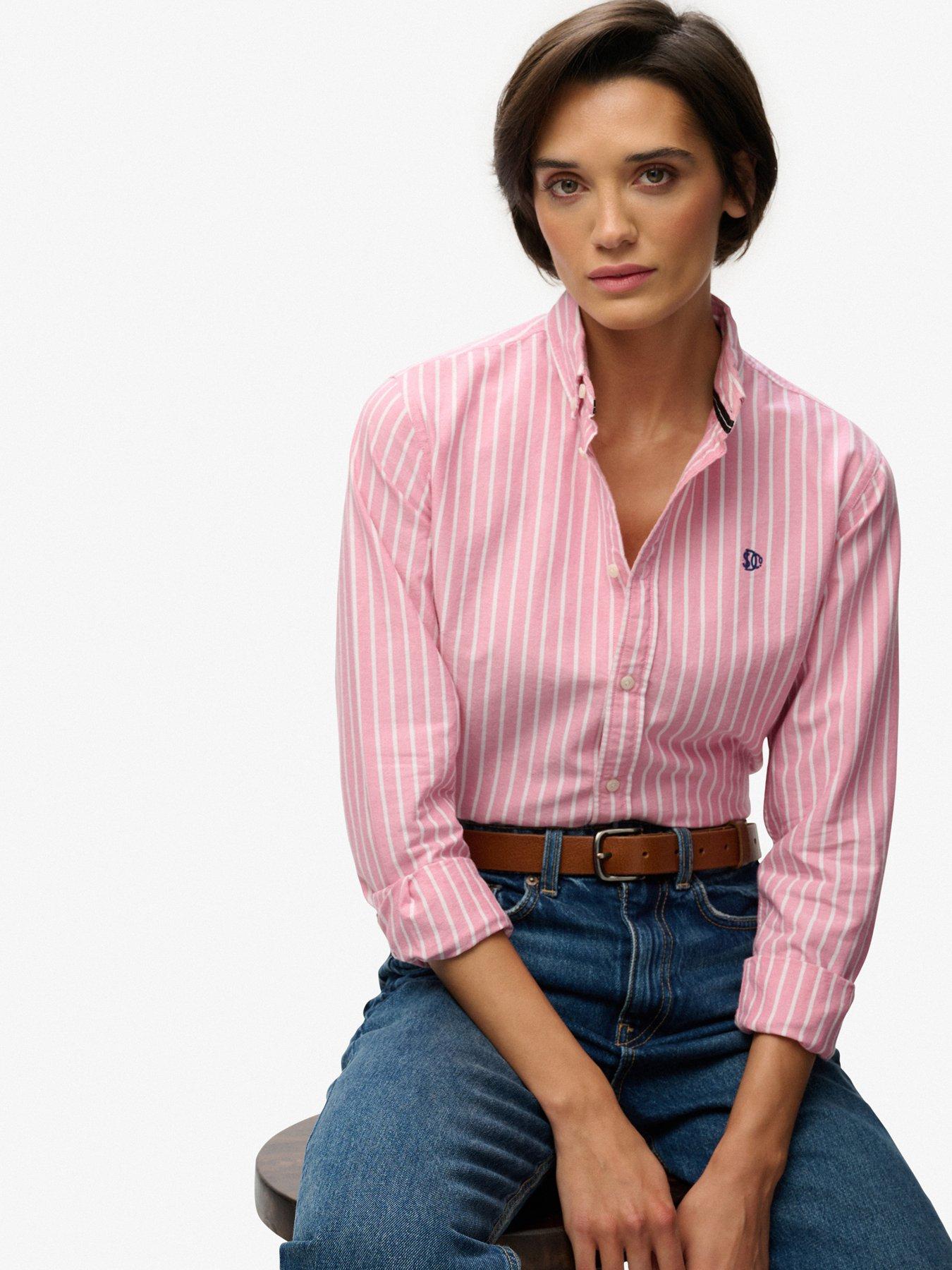superdry-slim-oxford-button-down-long-sleeve-shirt-pinkdetail