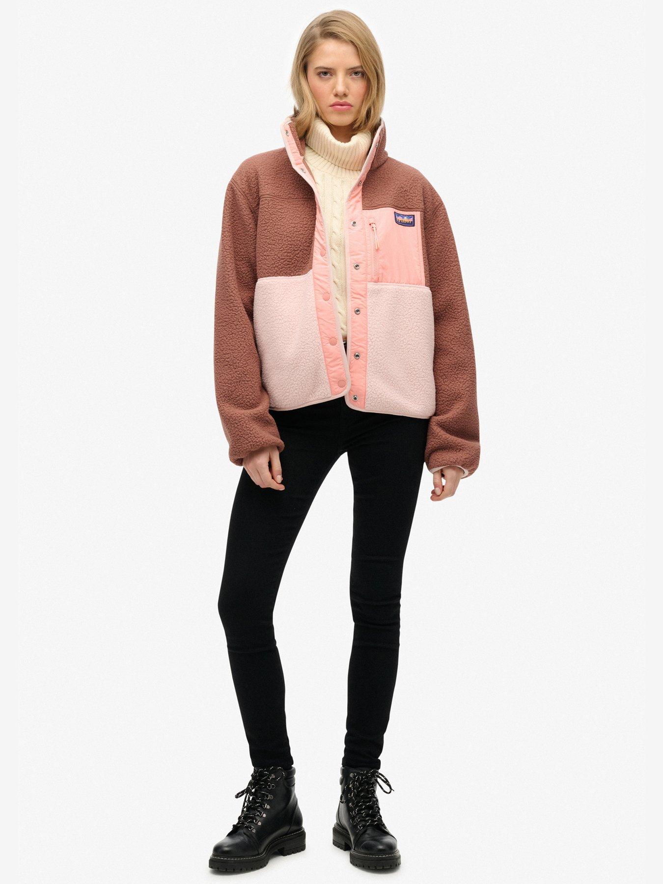 superdry-colour-block-fleece-jacket-brownback