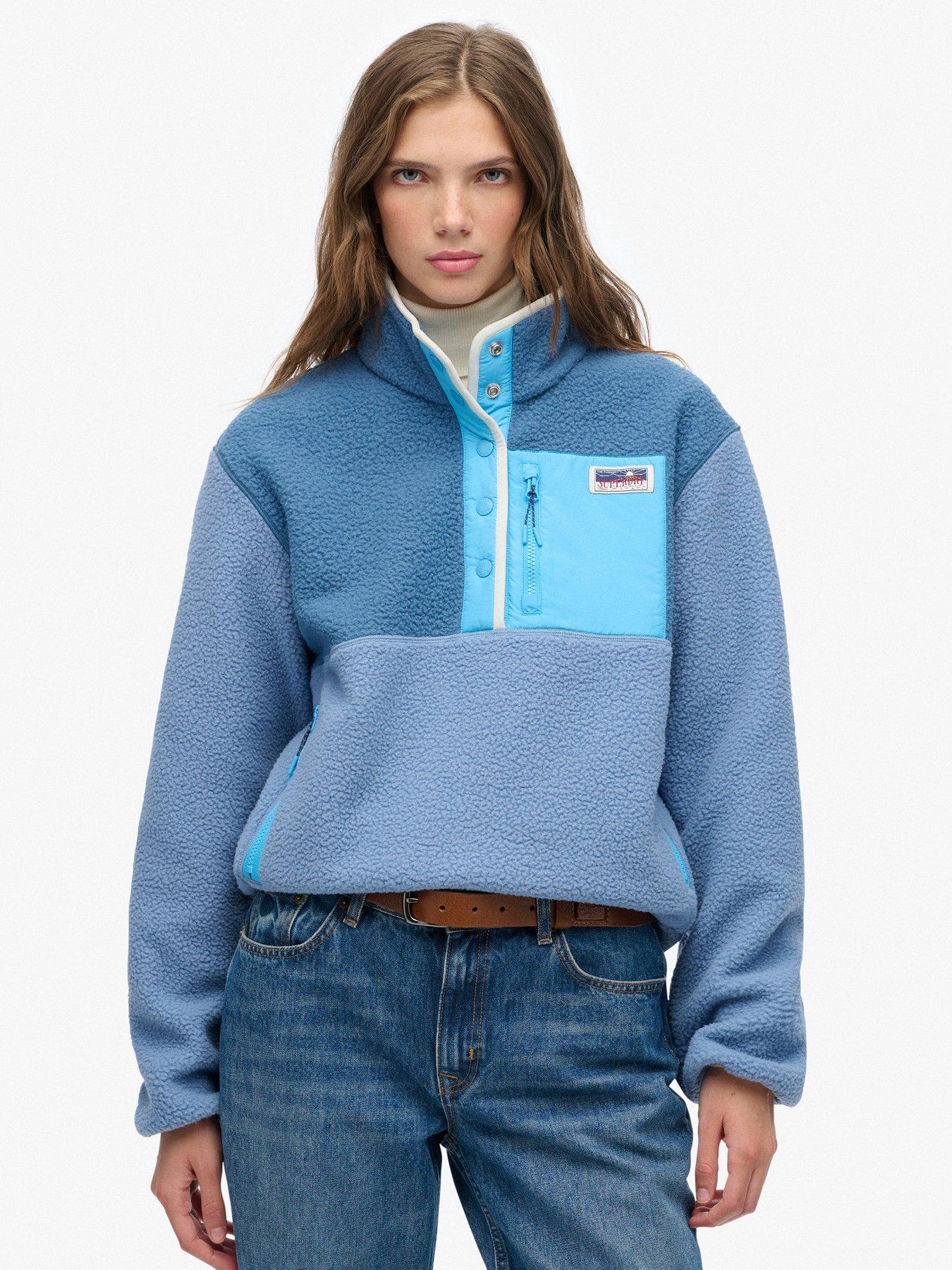 superdry-colour-block-fleece-pull-over-bluefront