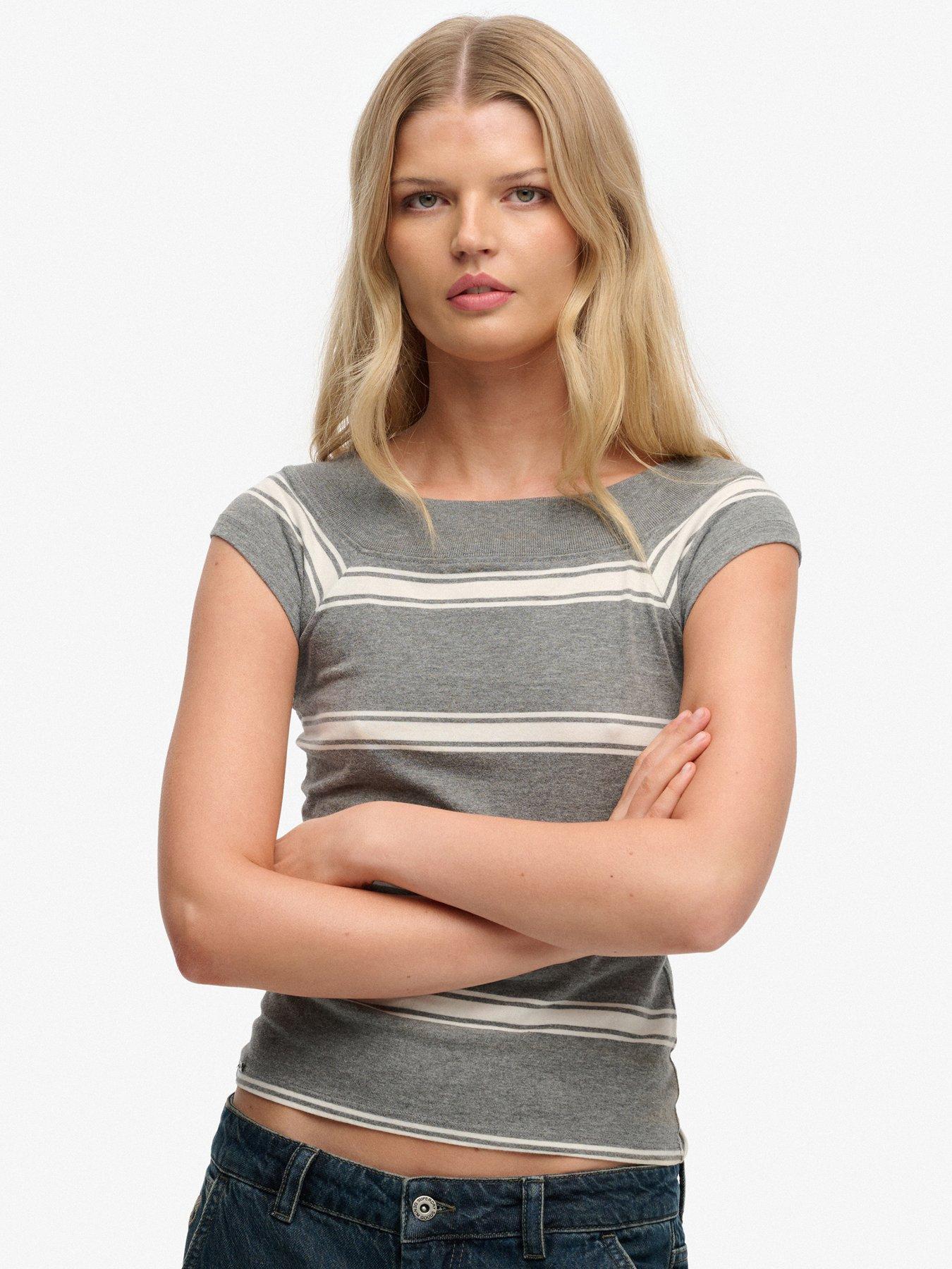 superdry-athletic-off-shoulder-striped-top-greyfront