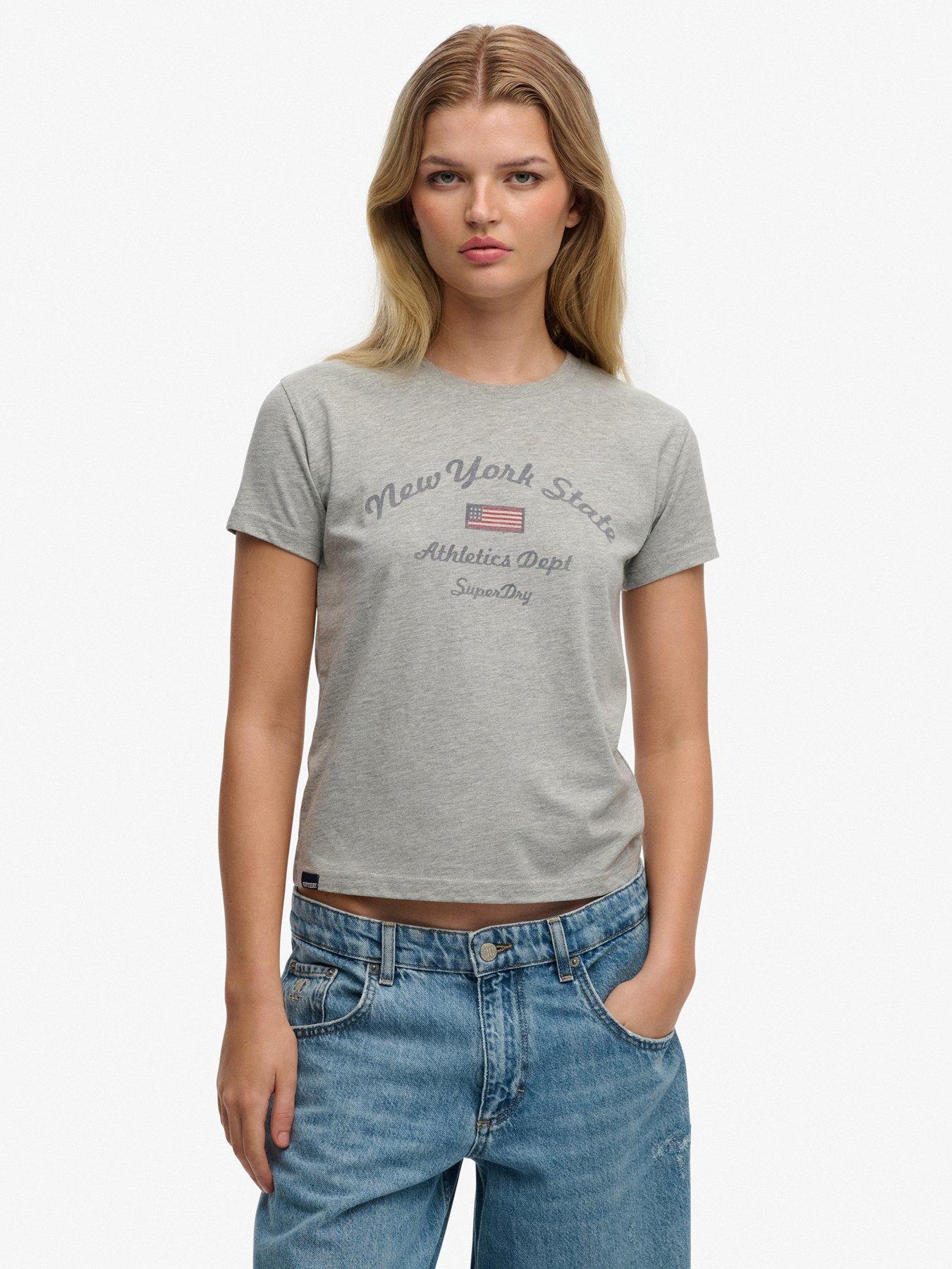 superdry-athletic-essentials-fitted-graphic-t-shirt-greyfront