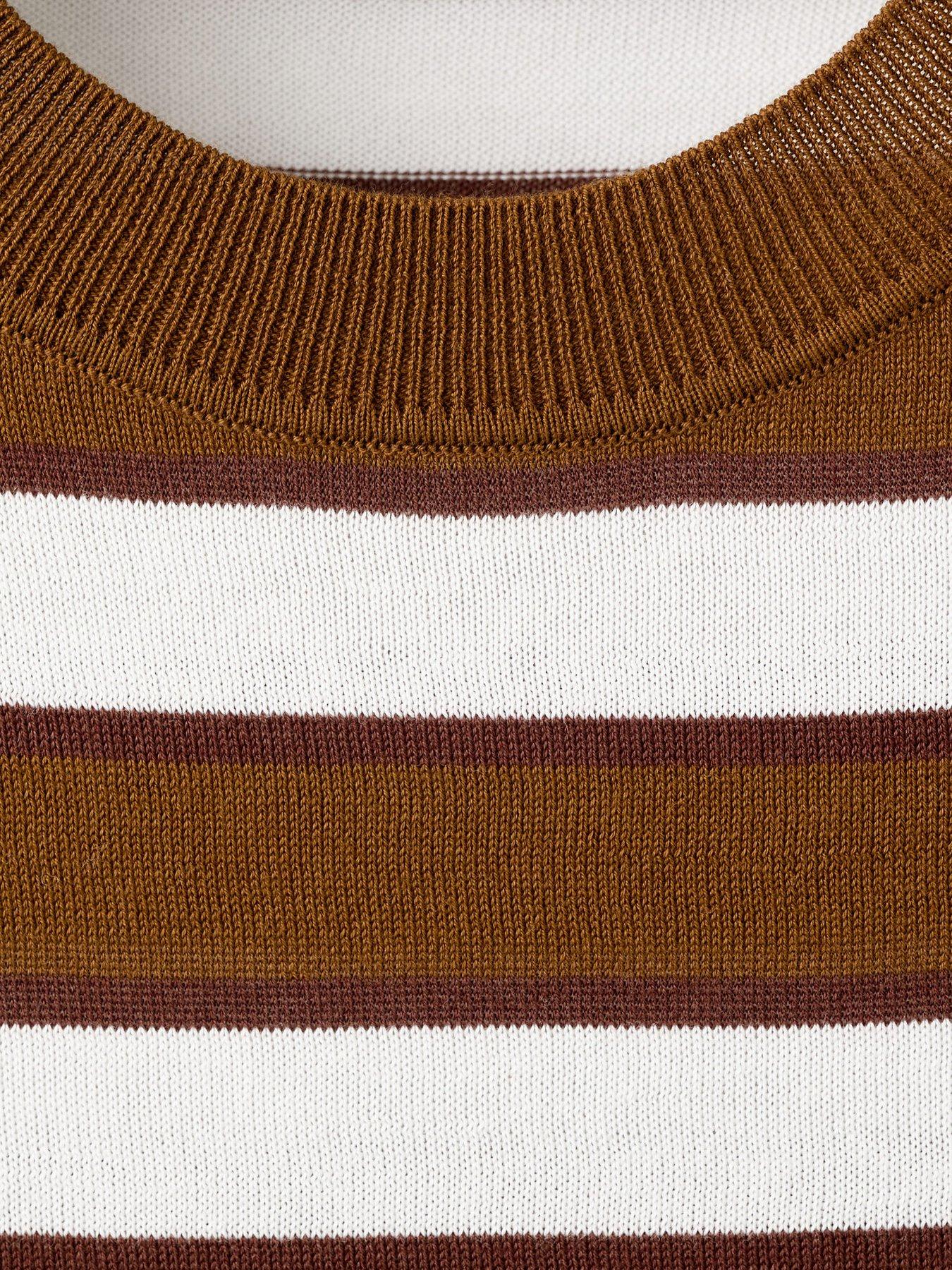 mango-short-sleeved-knitted-sweater-browndetail