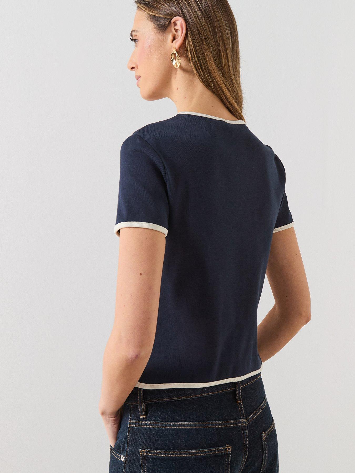 Image 2 of 6 of Mango Portbi Top - Blue