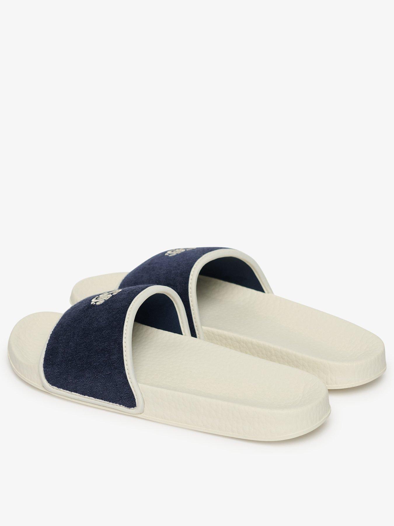 Image 3 of 6 of Superdry Towelling Pool Slide - White