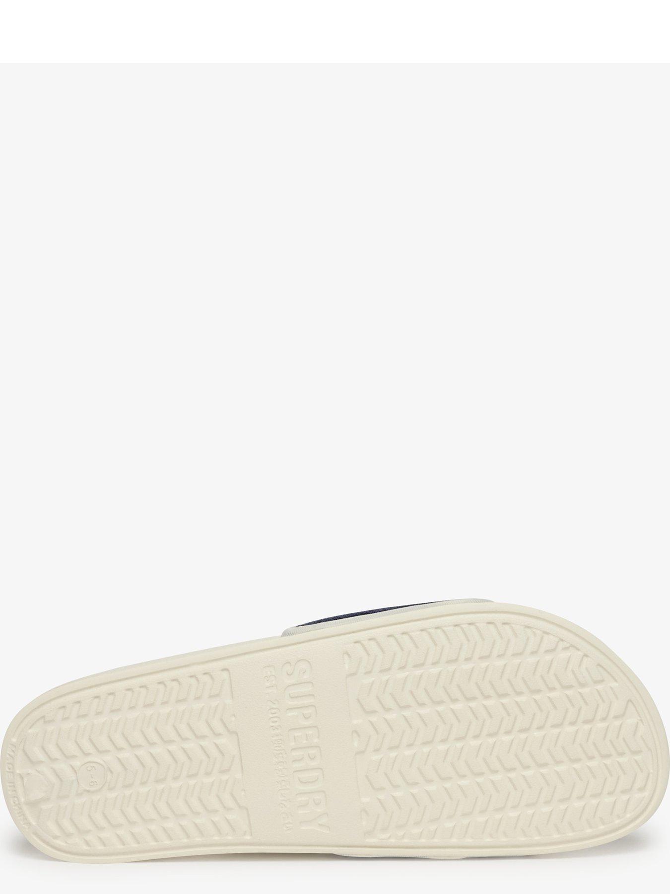 Image 5 of 6 of Superdry Towelling Pool Slide - White