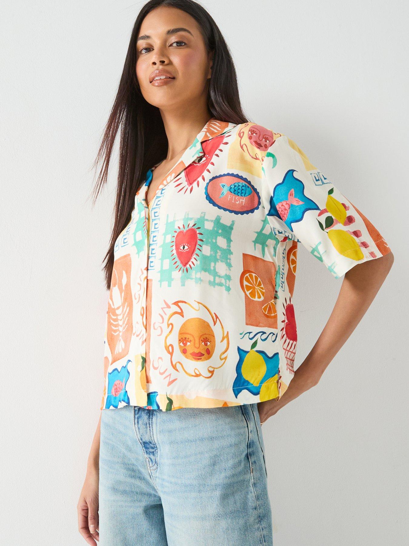 Image 1 of 5 of PIECES Pcklarisa Shirt Wvn Bc