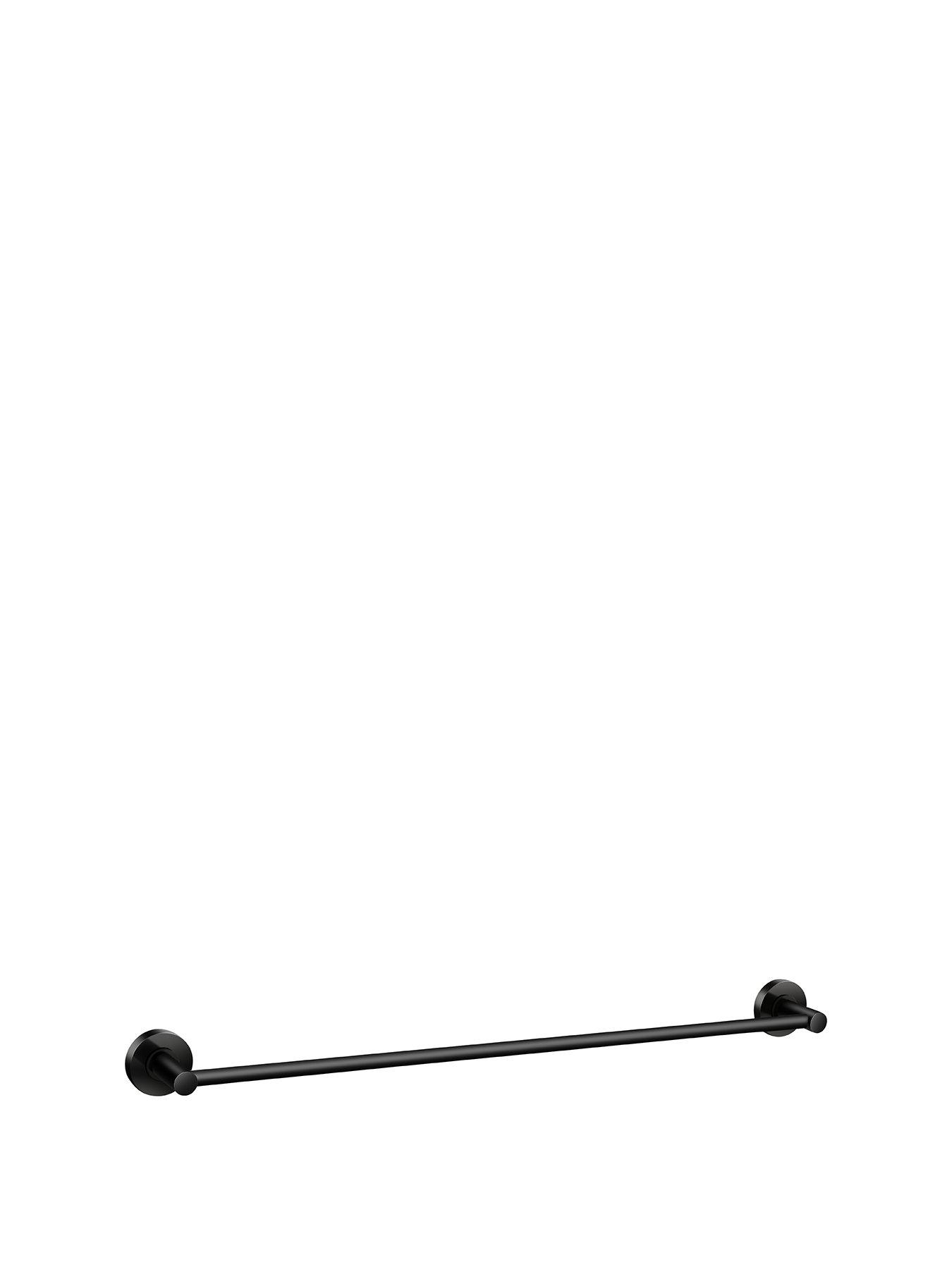 aqualona-towel-rail-450mm-black