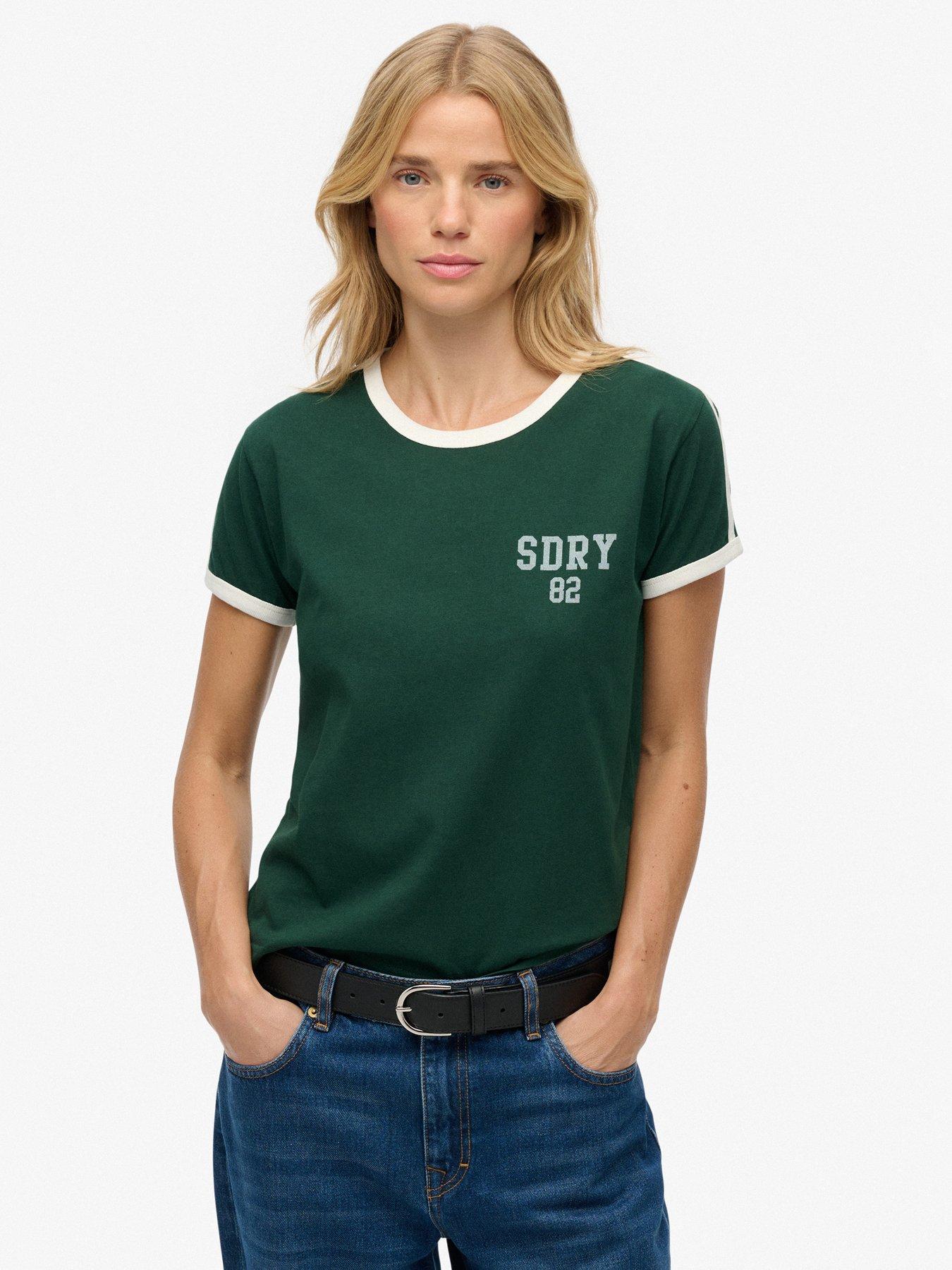 superdry-athletic-essentials-side-stripe-t-shirt-greenfront