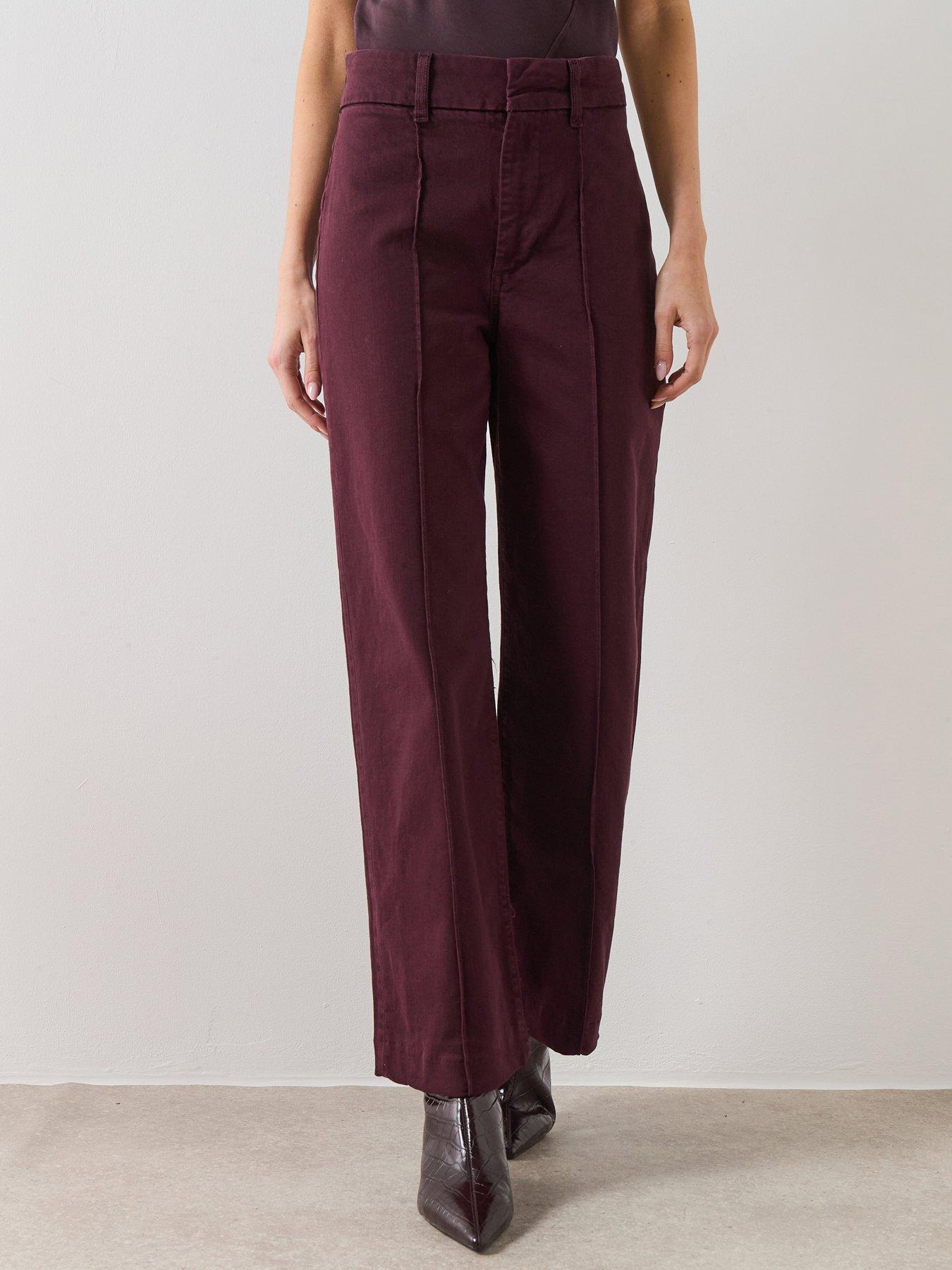 mango-high-waisted-wide-leg-jeans-with-stitch-front-detail-redfront