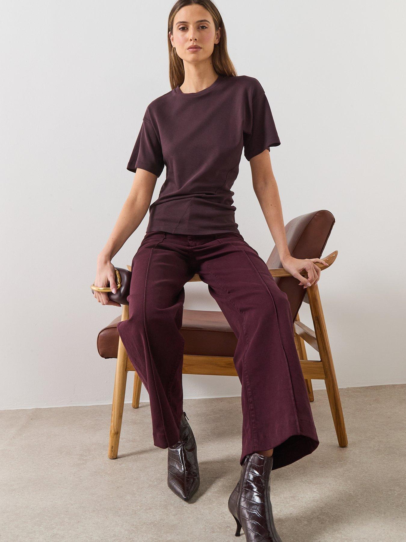 mango-high-waisted-wide-leg-jeans-with-stitch-front-detail-redback