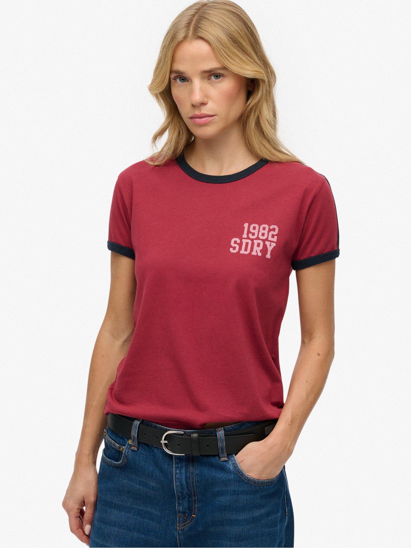 Superdry Athletic Essentials T-Shirt - Red