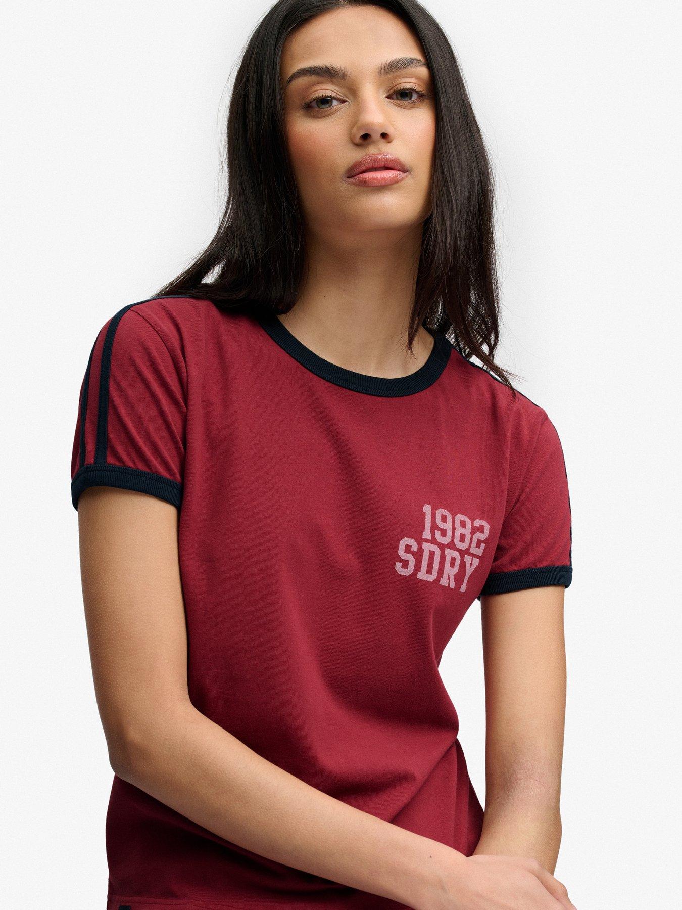 Image 5 of 5 of Superdry Athletic Essentials T-Shirt - Red