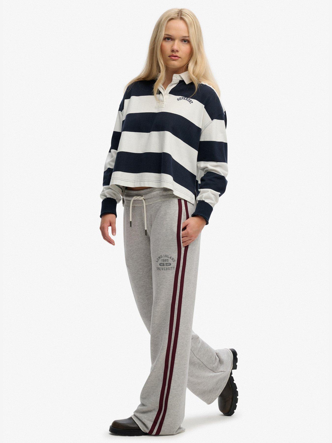 superdry-athletic-essentials-stripe-flare-joggers-greydetail