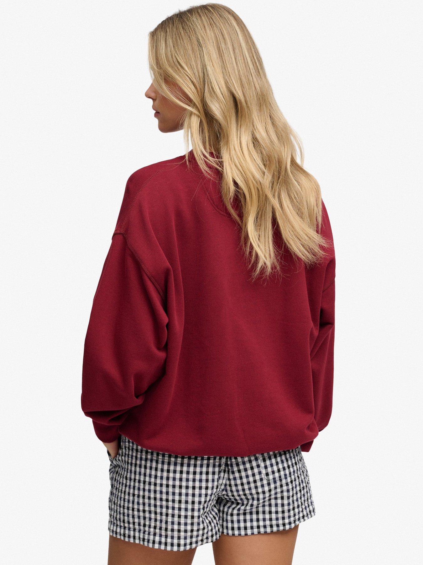 Image 2 of 6 of Superdry Essential Heritage Crew - Red
