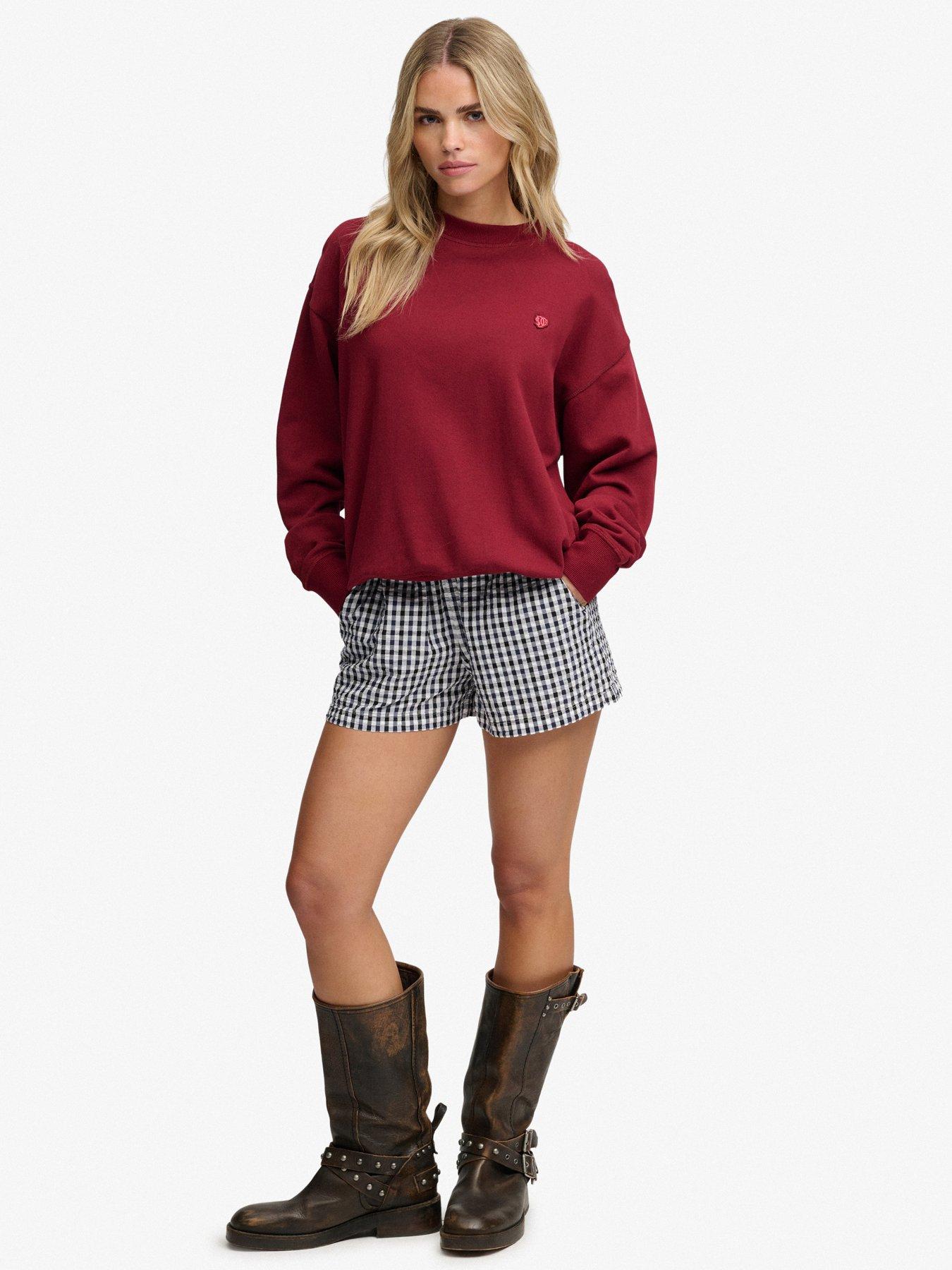 Image 3 of 6 of Superdry Essential Heritage Crew - Red